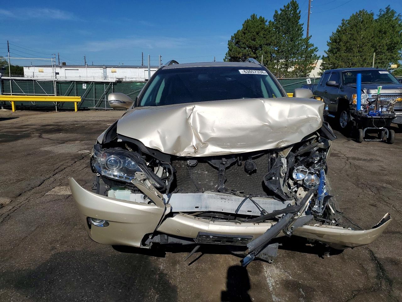 2013 Lexus Rx 350 Base Beige vin: 2T2BK1BA1DC168137