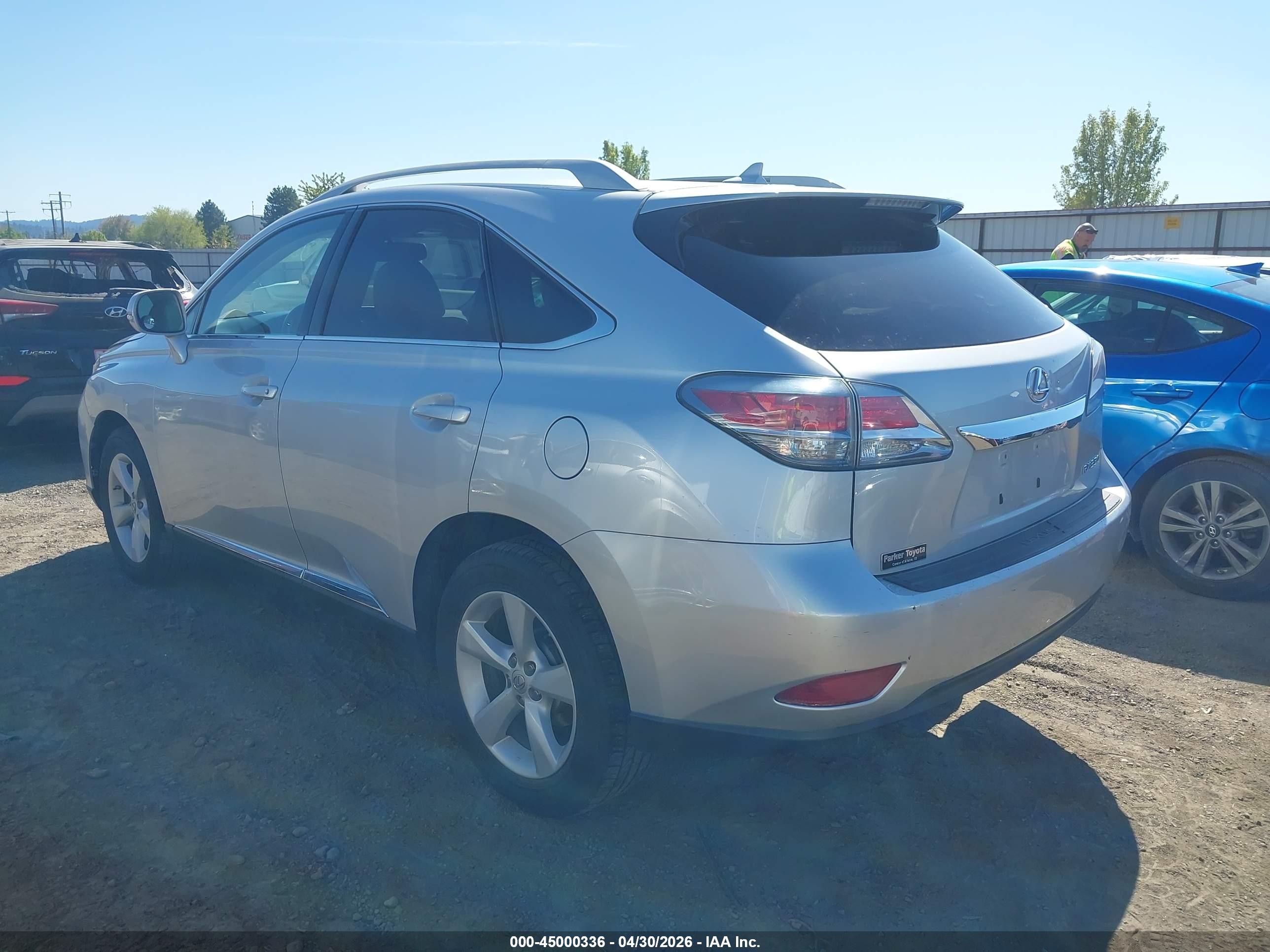 2013 Lexus Rx 350   Silver vin: 2T2BK1BA1DC179364