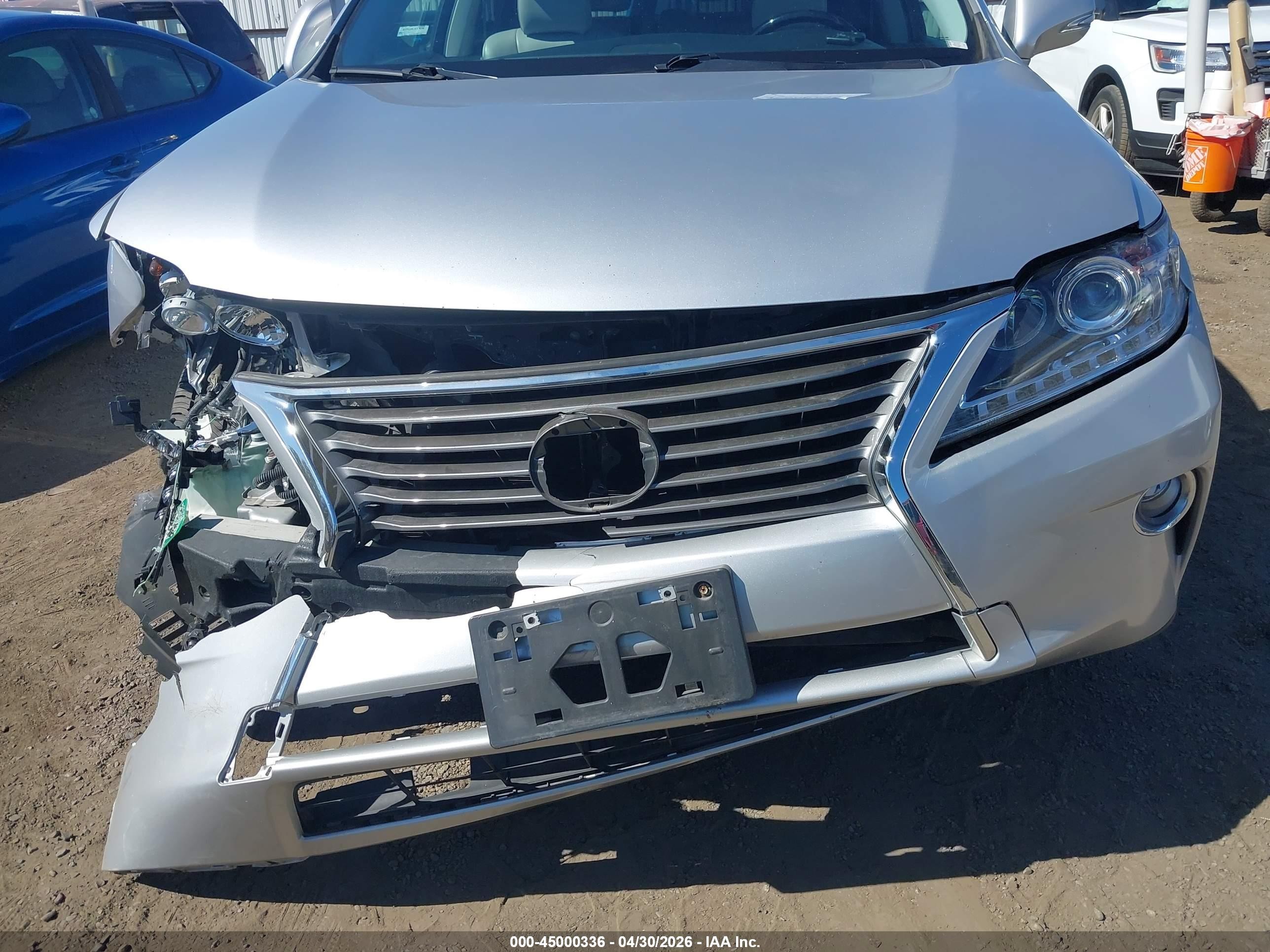 2013 Lexus Rx 350   Silver vin: 2T2BK1BA1DC179364