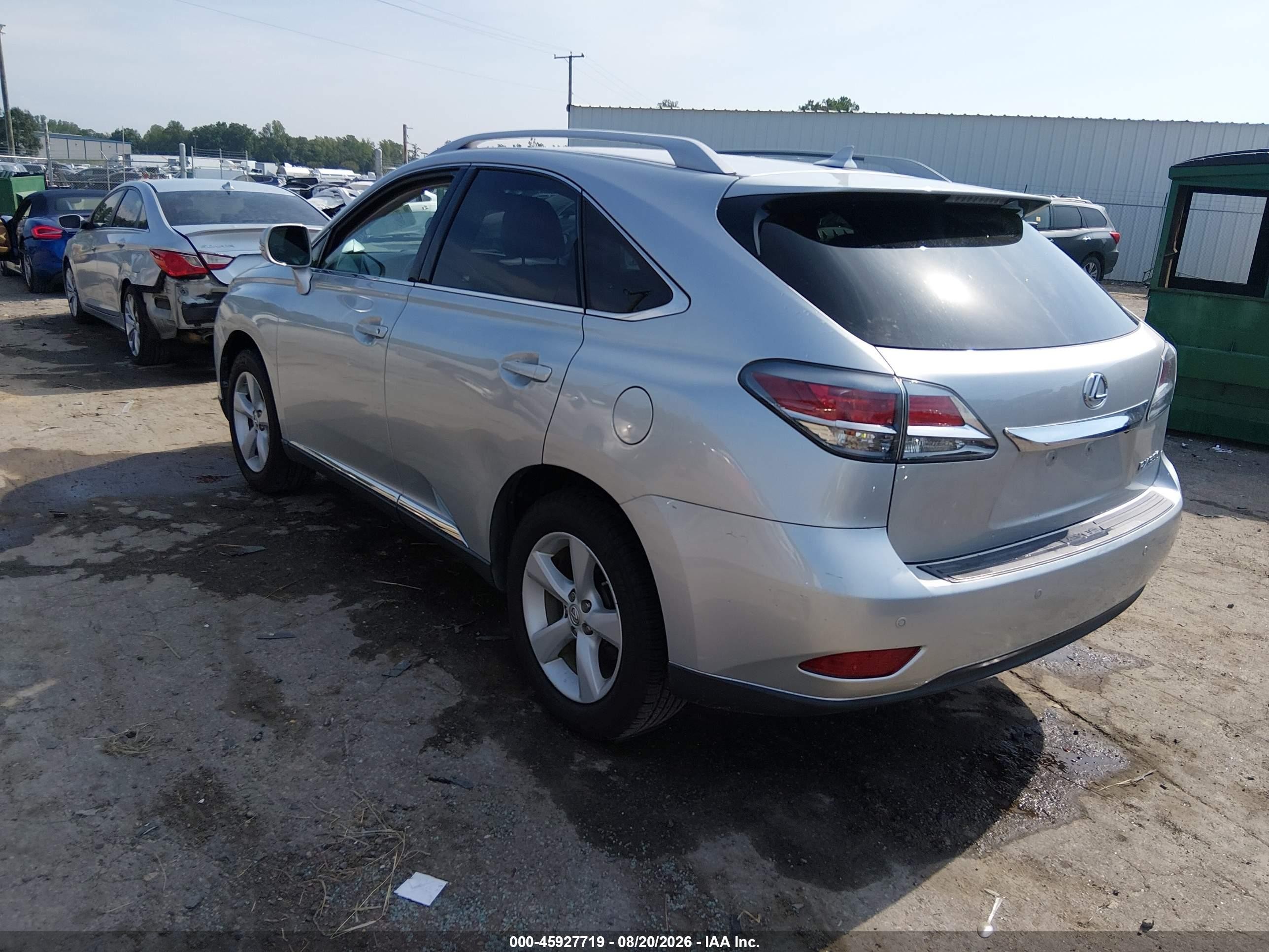 2013 Lexus Rx 350 Silver vin: 2T2BK1BA1DC181731