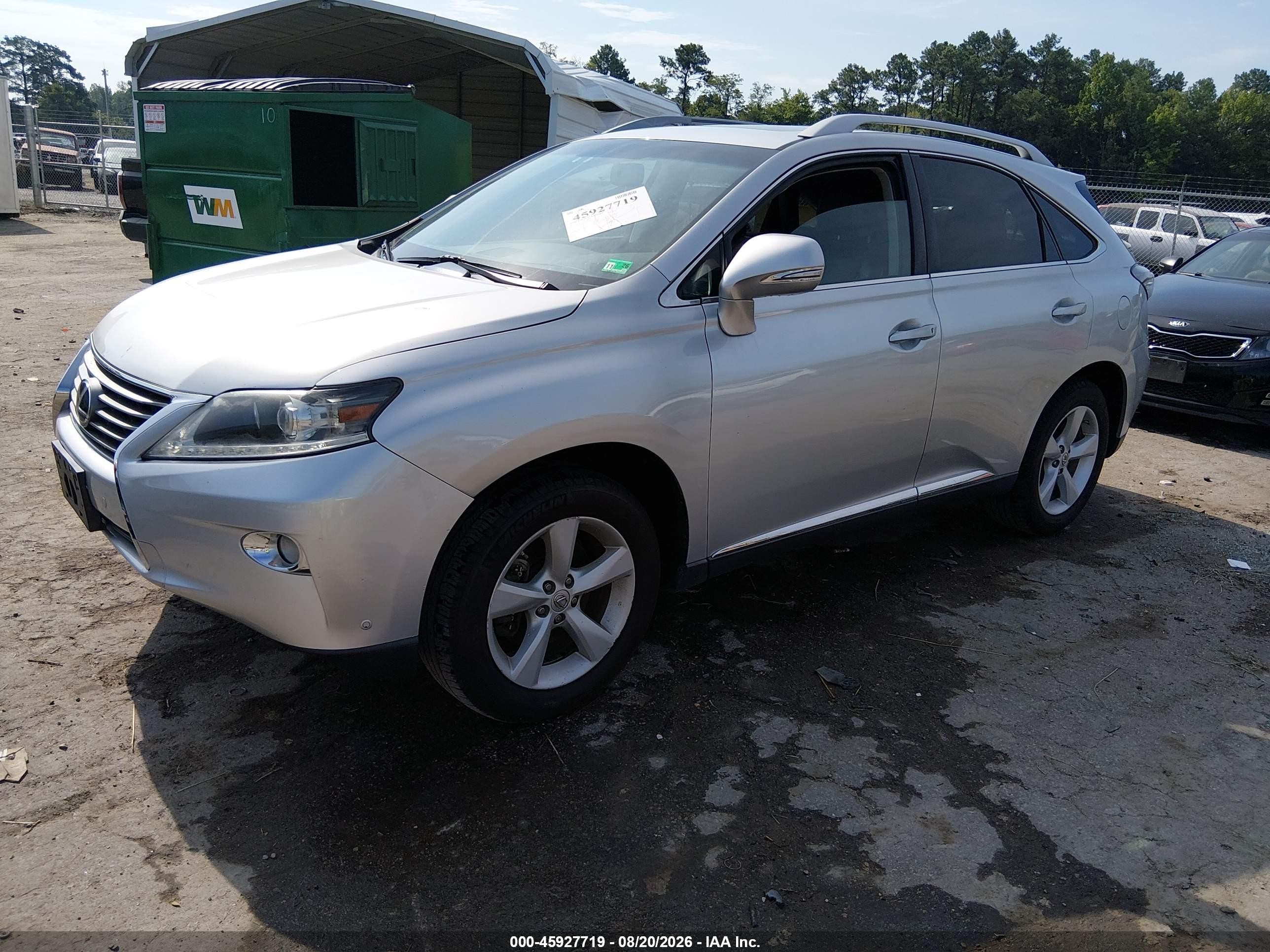2013 Lexus Rx 350 Silver vin: 2T2BK1BA1DC181731