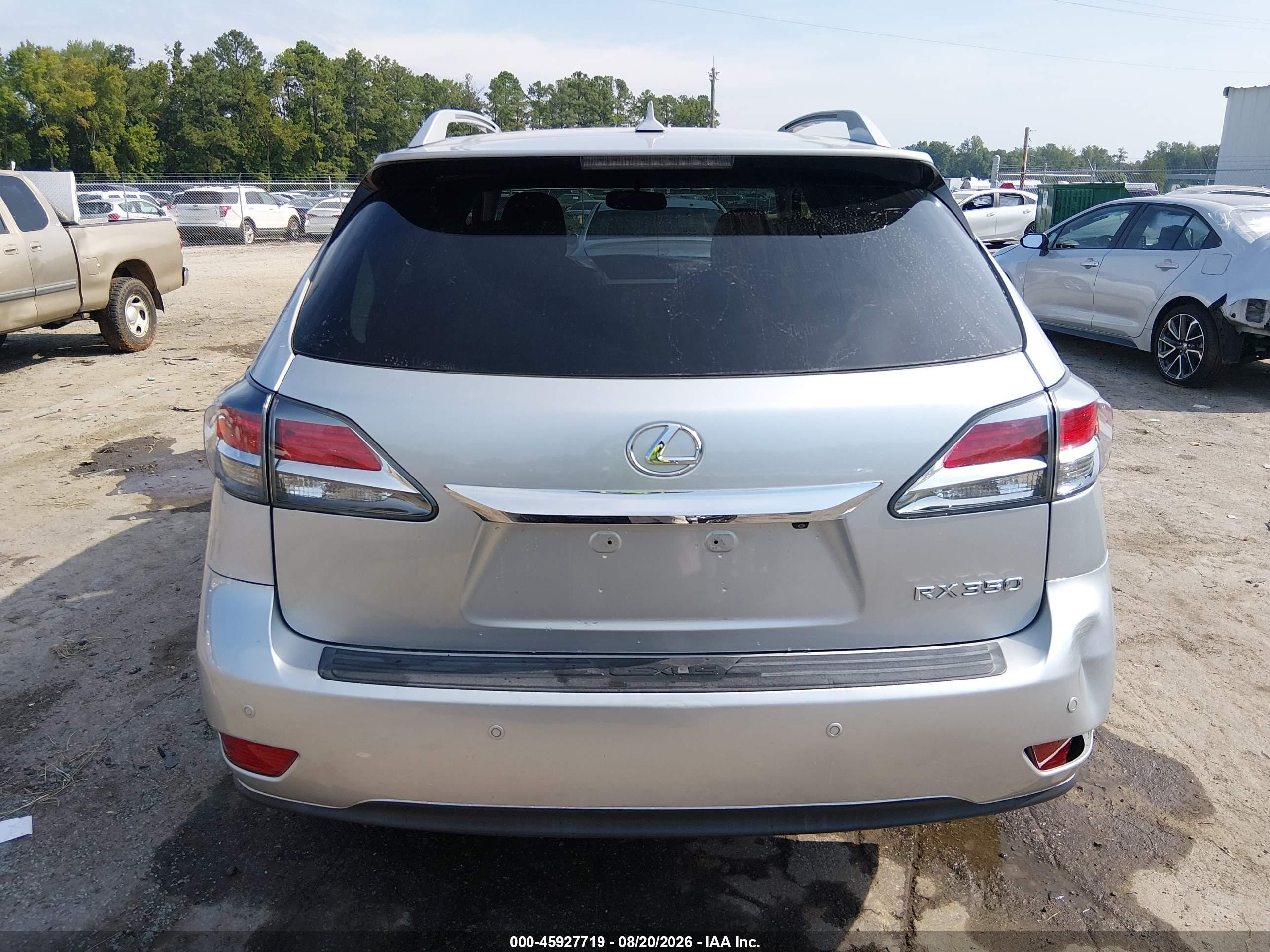 2013 Lexus Rx 350 Silver vin: 2T2BK1BA1DC181731