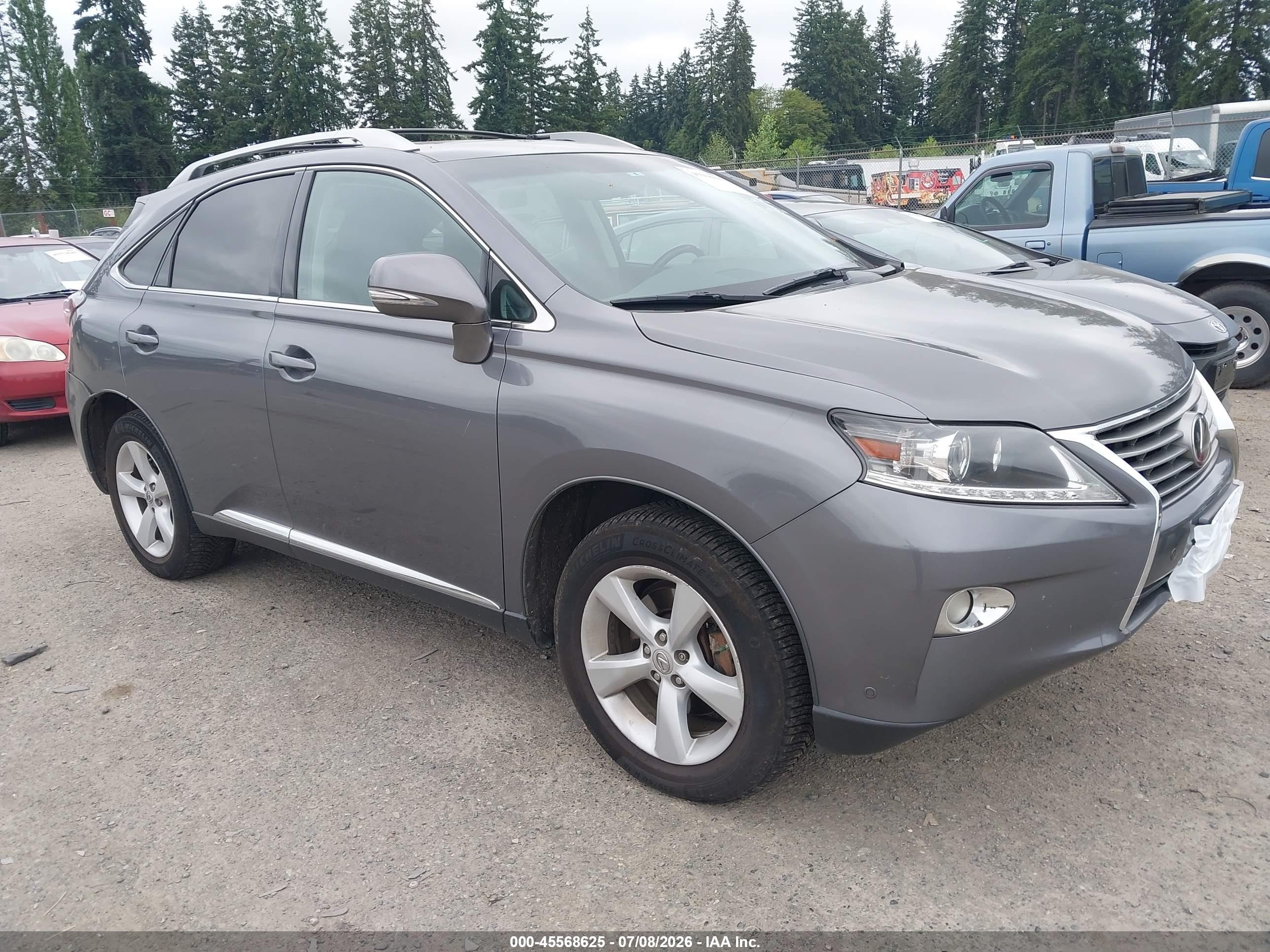 2013 Lexus Rx 350   Gray vin: 2T2BK1BA1DC183009
