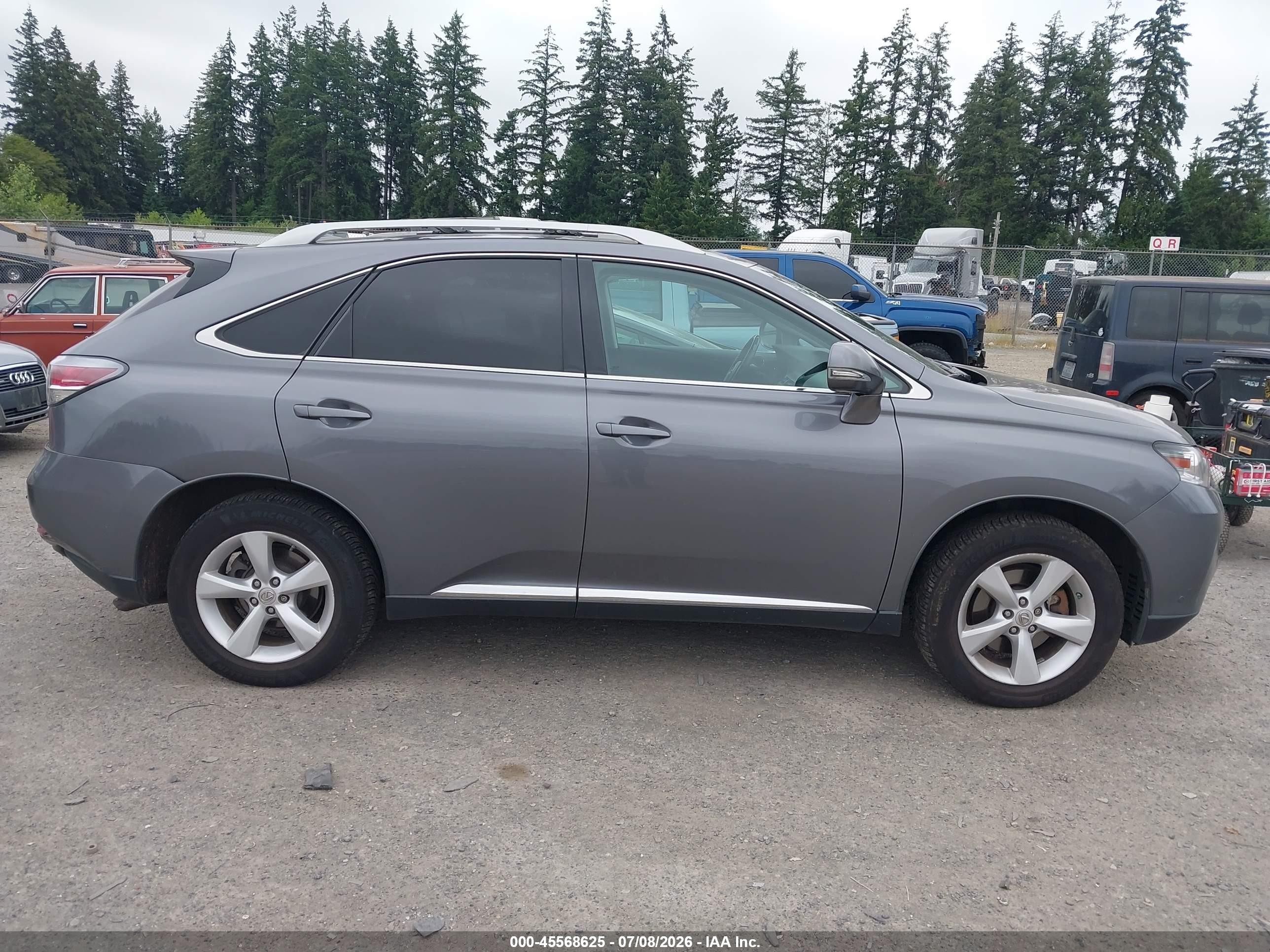 2013 Lexus Rx 350   Gray vin: 2T2BK1BA1DC183009