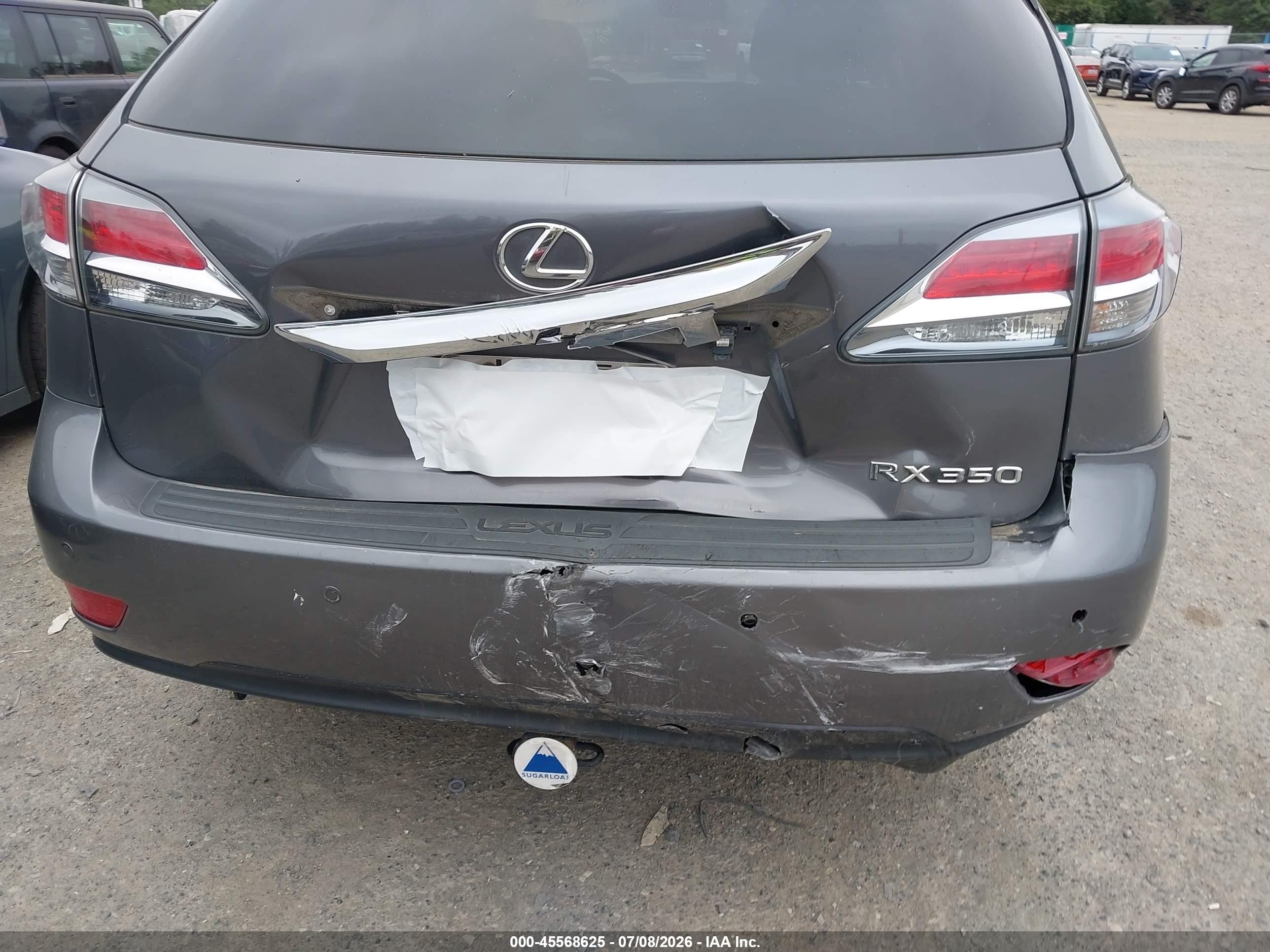 2013 Lexus Rx 350   Gray vin: 2T2BK1BA1DC183009