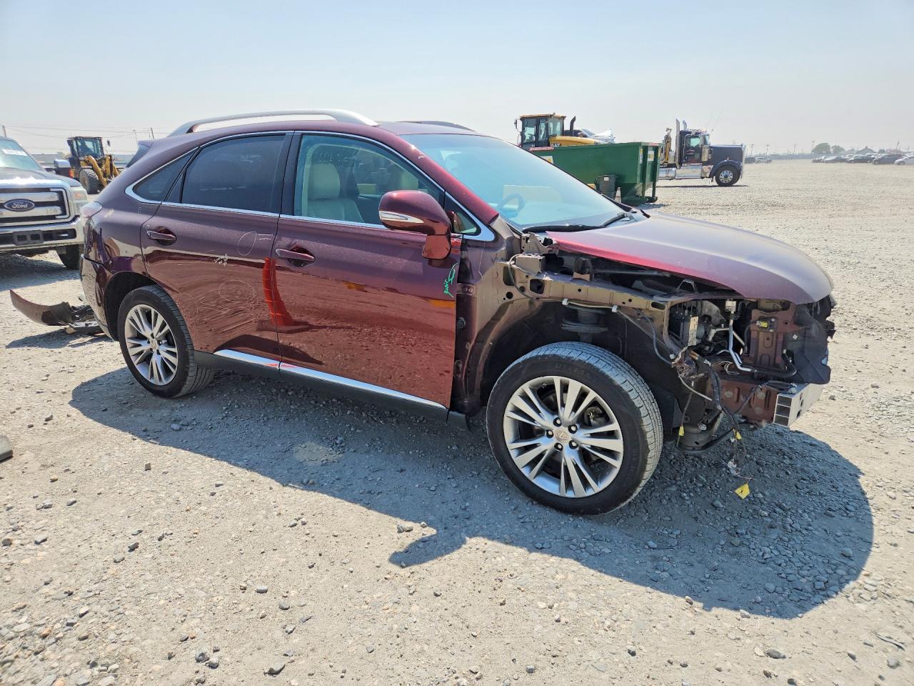 2013 Lexus Rx 350 Base Burgundy vin: 2T2BK1BA1DC183401
