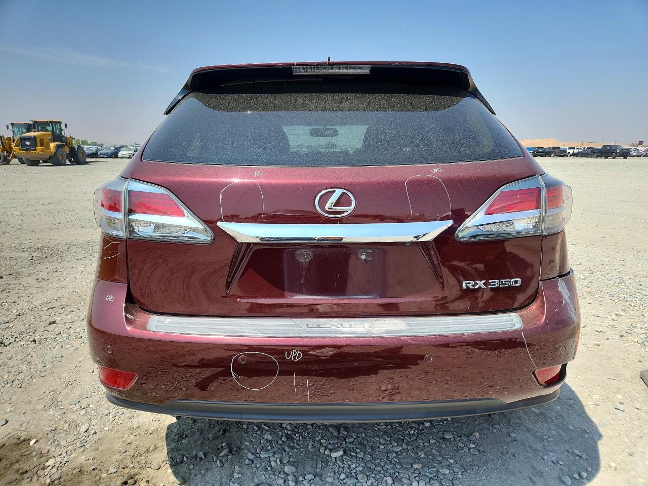 2013 Lexus Rx 350 Base Burgundy vin: 2T2BK1BA1DC183401
