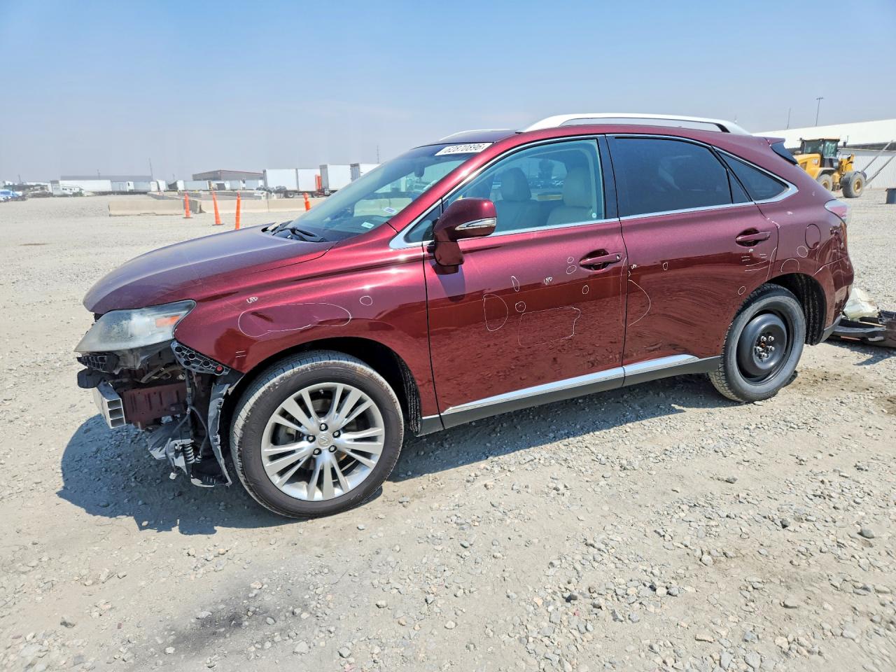 2013 Lexus Rx 350 Base Burgundy vin: 2T2BK1BA1DC183401