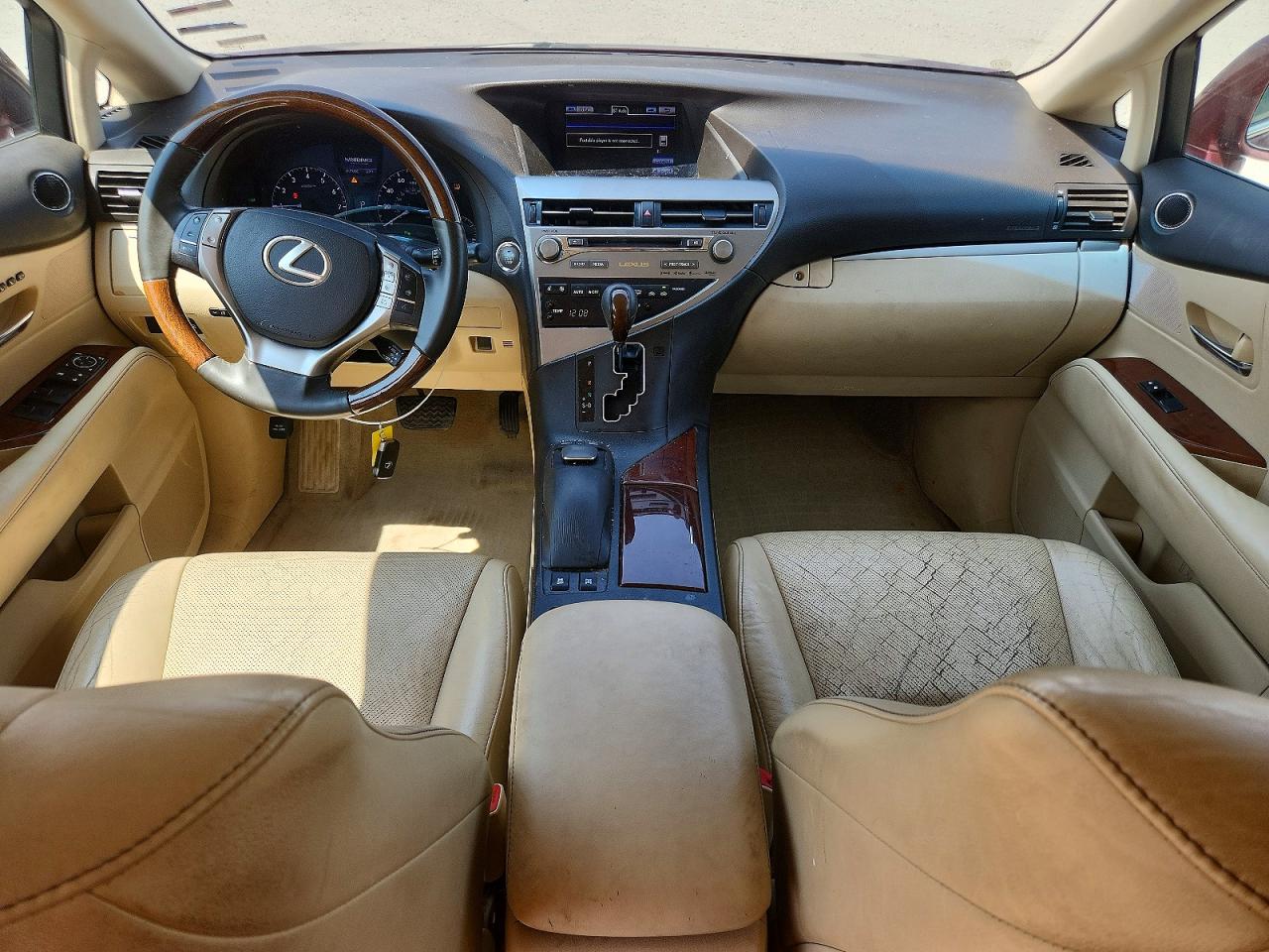 2013 Lexus Rx 350 Base Burgundy vin: 2T2BK1BA1DC183401