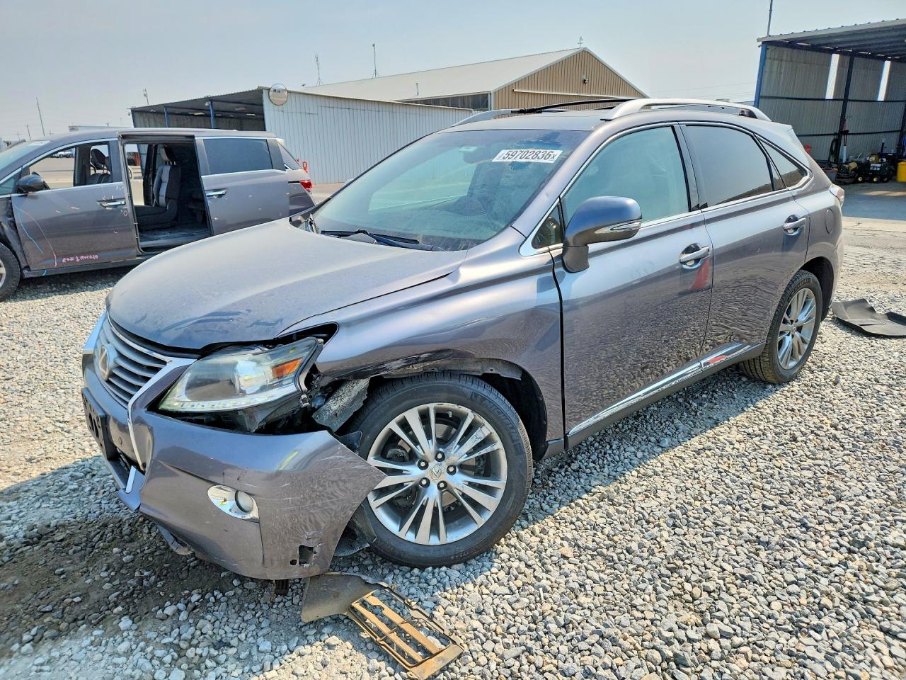 2013 Lexus Rx 350 Base Gray vin: 2T2BK1BA1DC183978