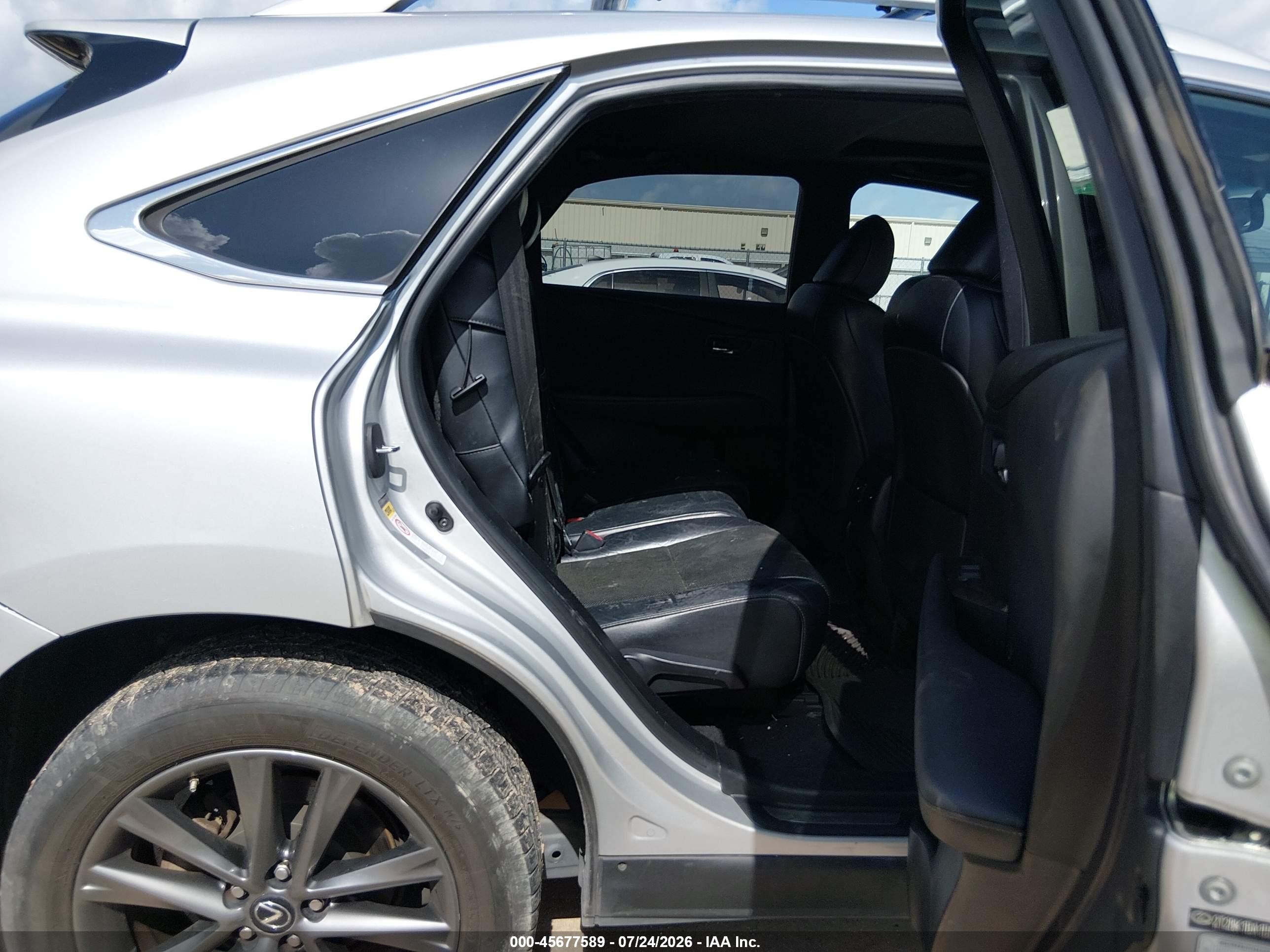 2013 Lexus Rx 350 F Sport Silver vin: 2T2BK1BA1DC185083