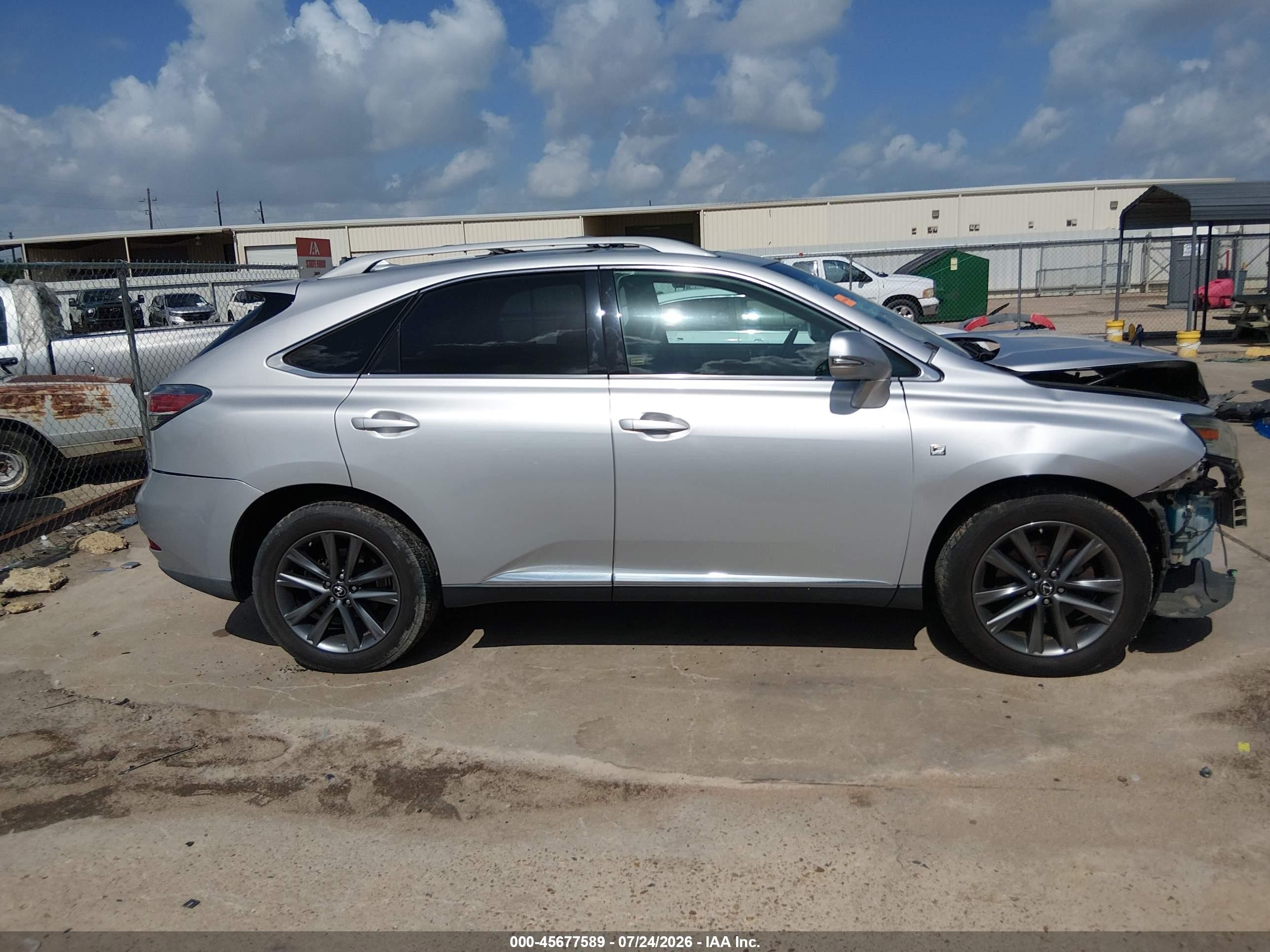 2013 Lexus Rx 350 F Sport Silver vin: 2T2BK1BA1DC185083