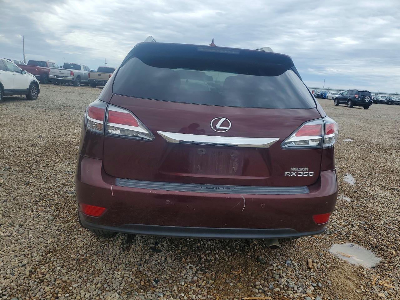 2013 Lexus Rx 350 Base Burgundy vin: 2T2BK1BA1DC185701