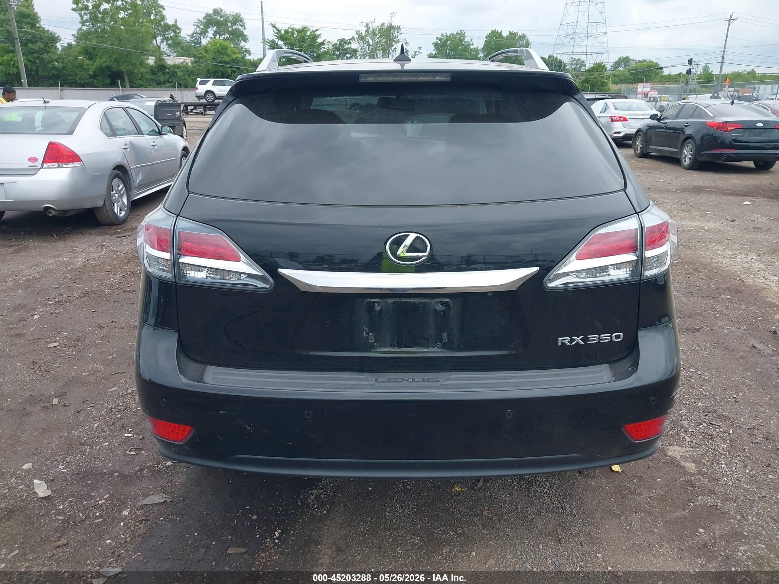 2013 Lexus Rx 350   Black vin: 2T2BK1BA1DC190140