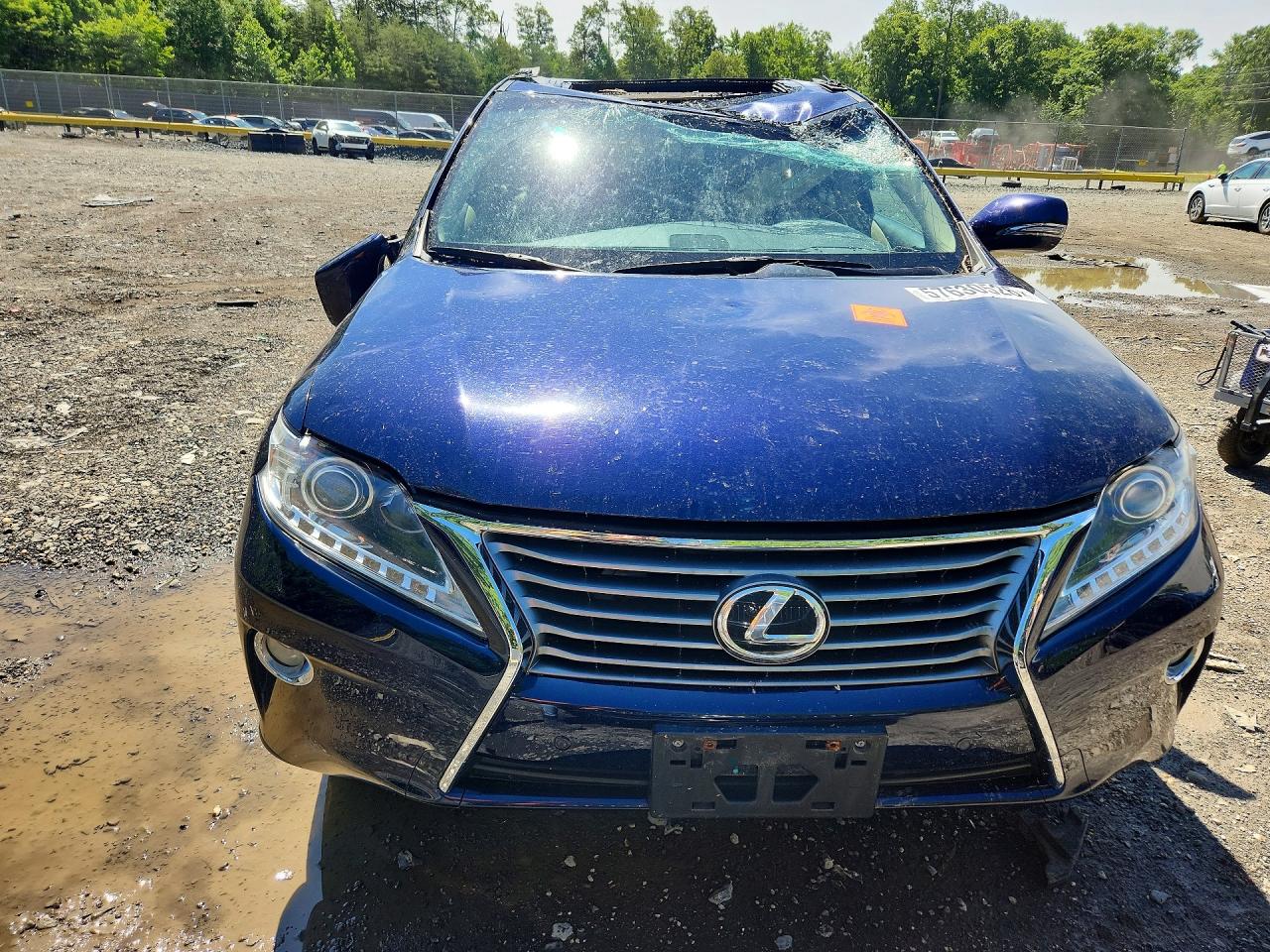 2013 Lexus Rx 350 Base Blue vin: 2T2BK1BA1DC191014