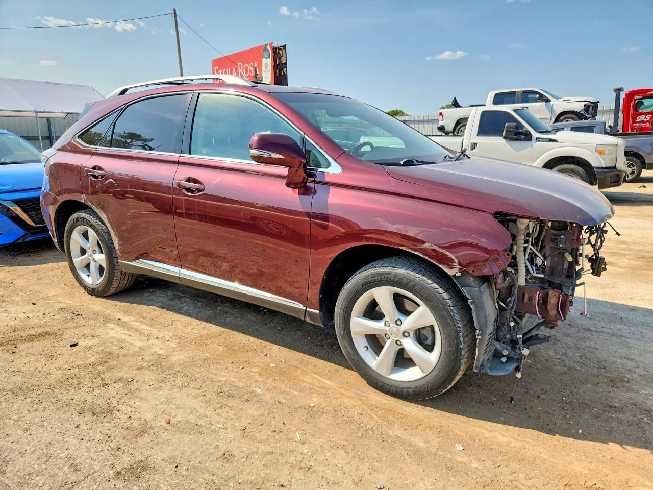 2013 Lexus Rx 350 Base Бордовый vin: 2T2BK1BA1DC207101