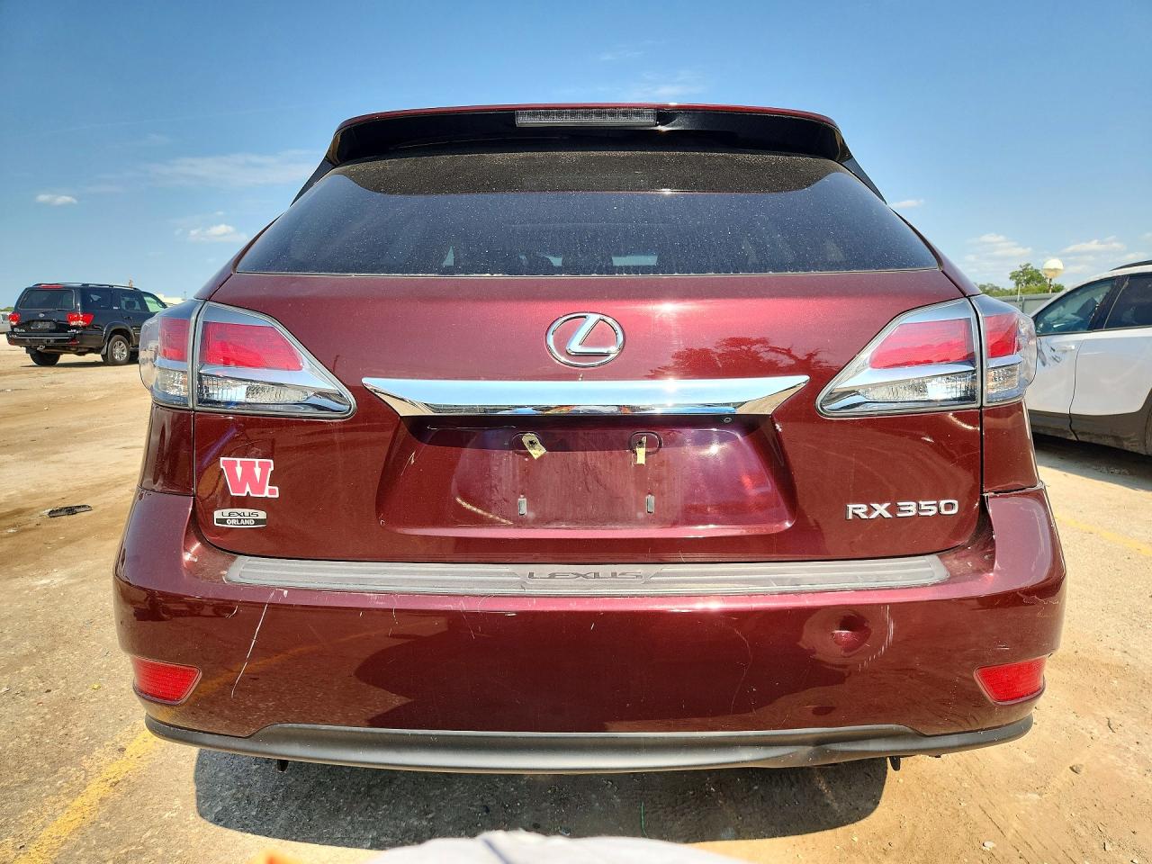 2013 Lexus Rx 350 Base Бордовый vin: 2T2BK1BA1DC207101
