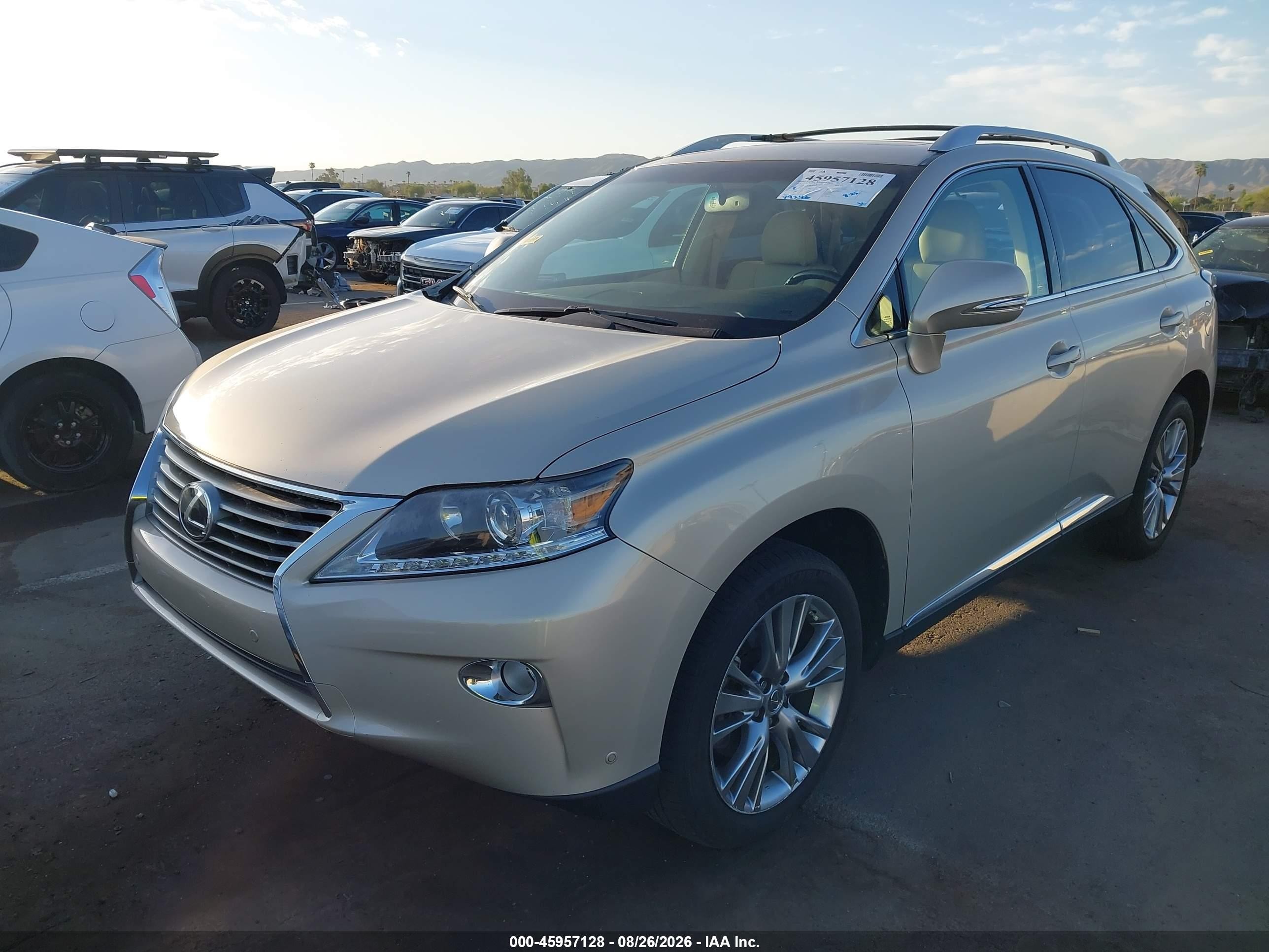 2013 Lexus Rx 350 Beige vin: 2T2BK1BA1DC212010