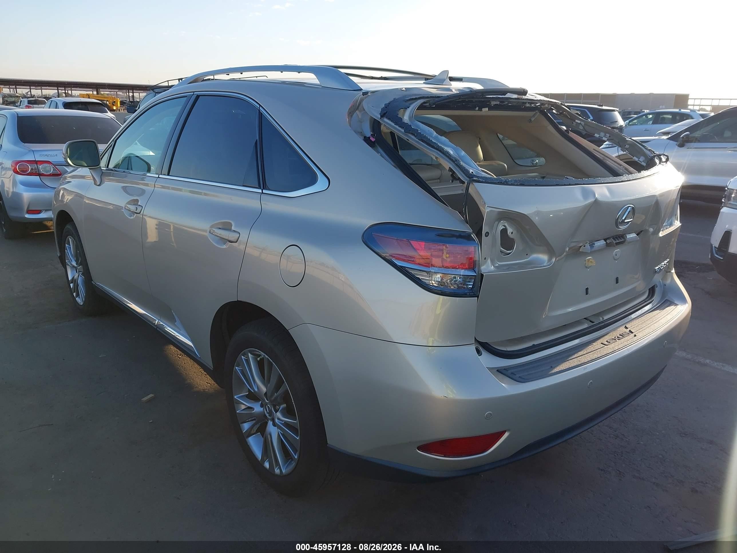 2013 Lexus Rx 350 Beige vin: 2T2BK1BA1DC212010