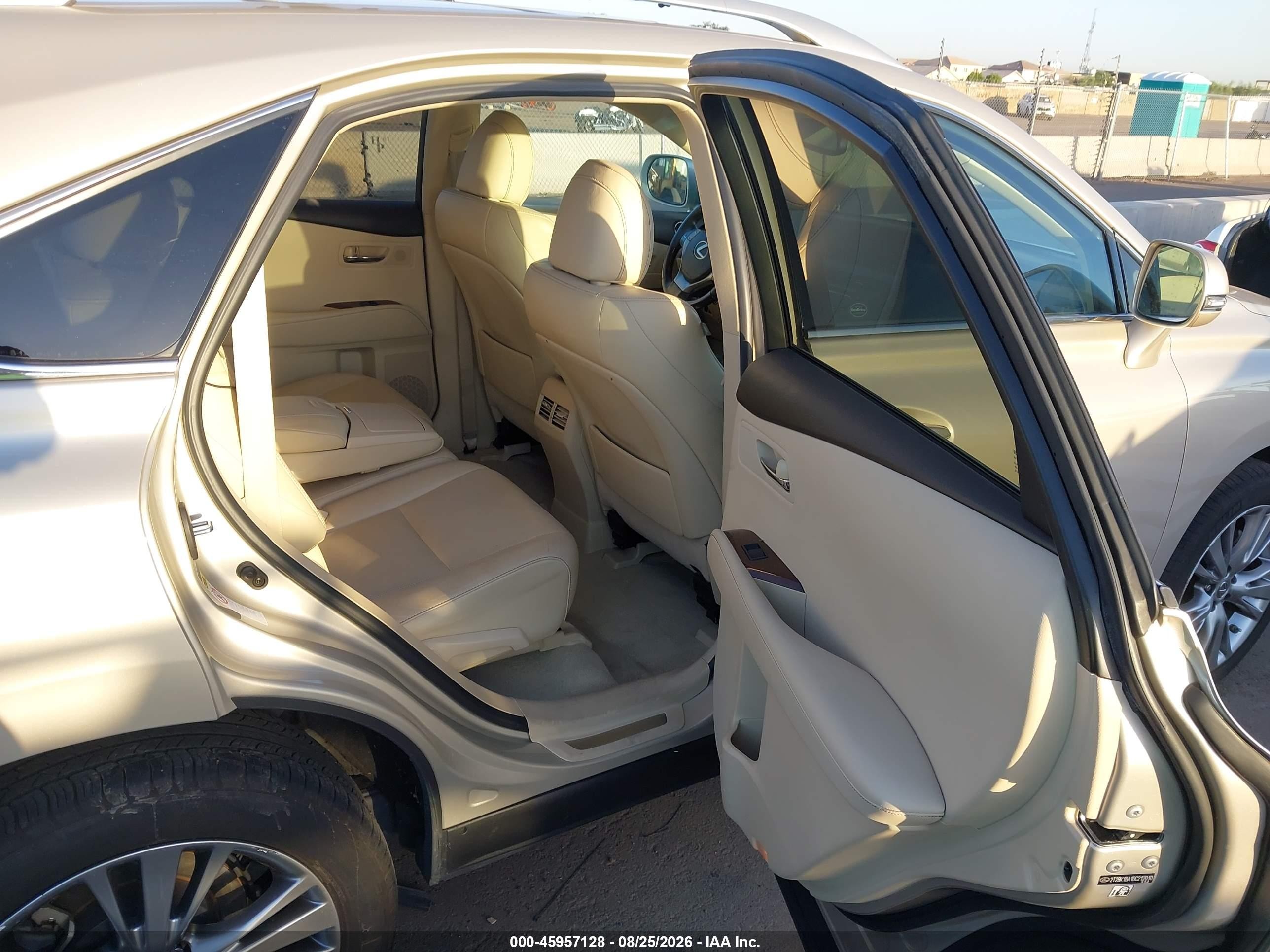 2013 Lexus Rx 350 Beige vin: 2T2BK1BA1DC212010