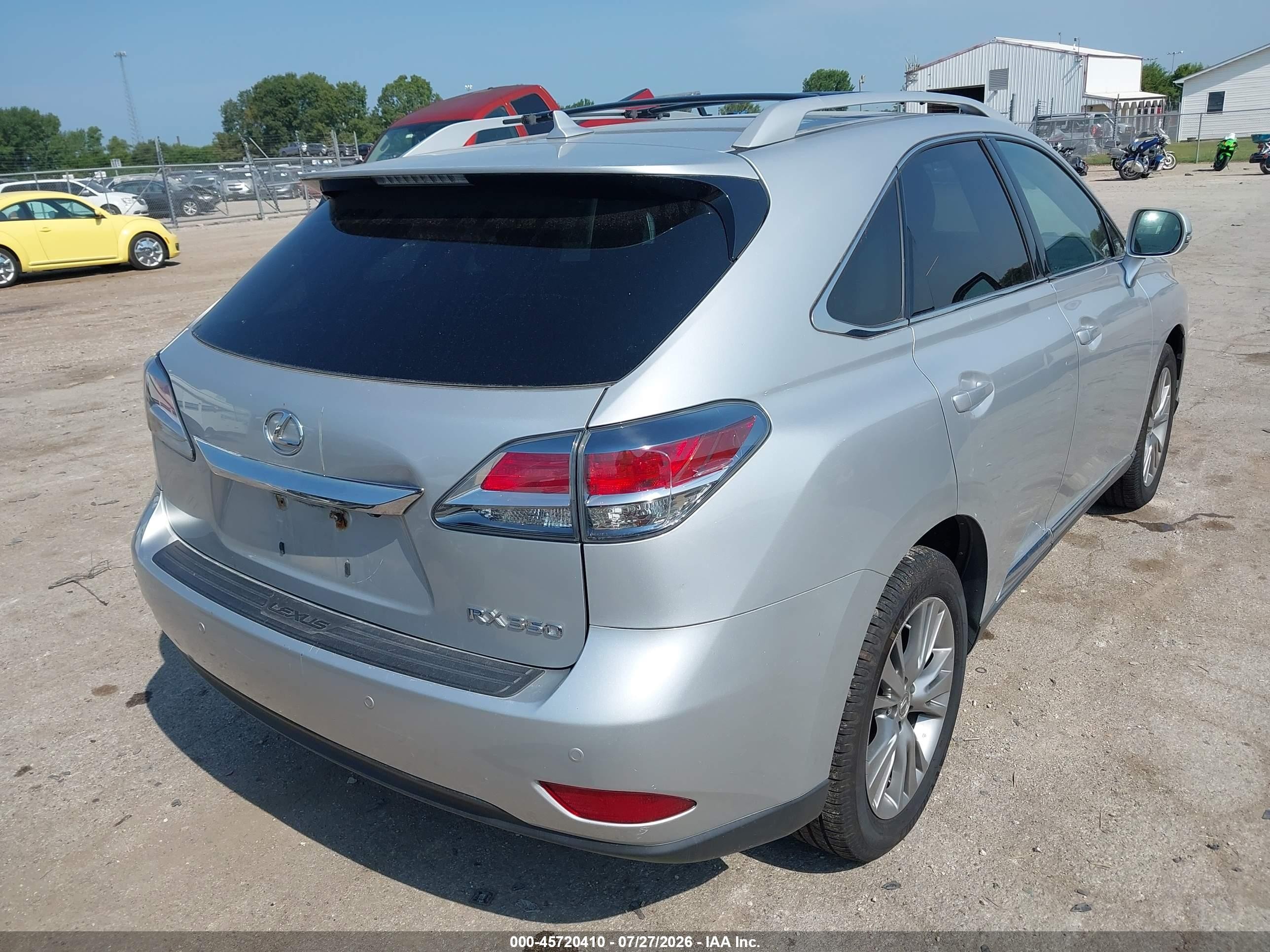 2013 Lexus Rx 350   Серебряный vin: 2T2BK1BA1DC214906