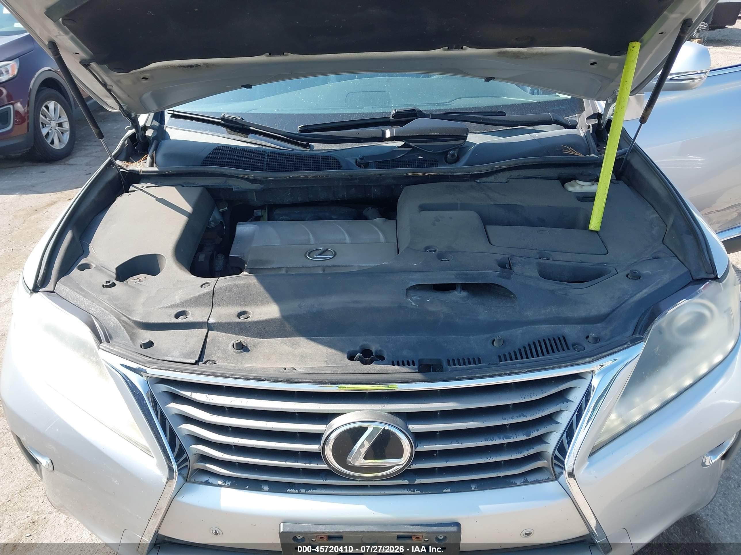 2013 Lexus Rx 350   Серебряный vin: 2T2BK1BA1DC214906