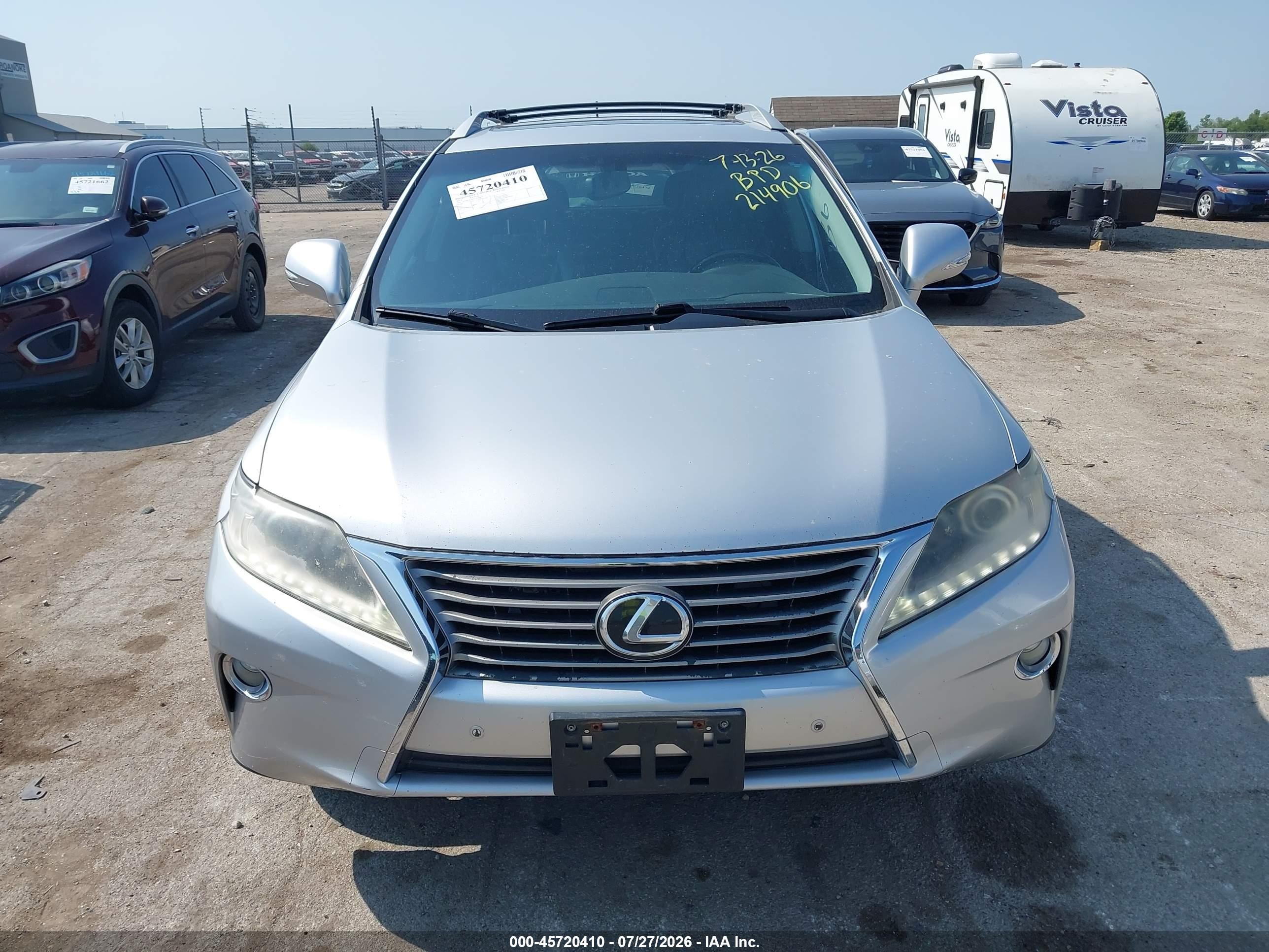2013 Lexus Rx 350   Серебряный vin: 2T2BK1BA1DC214906