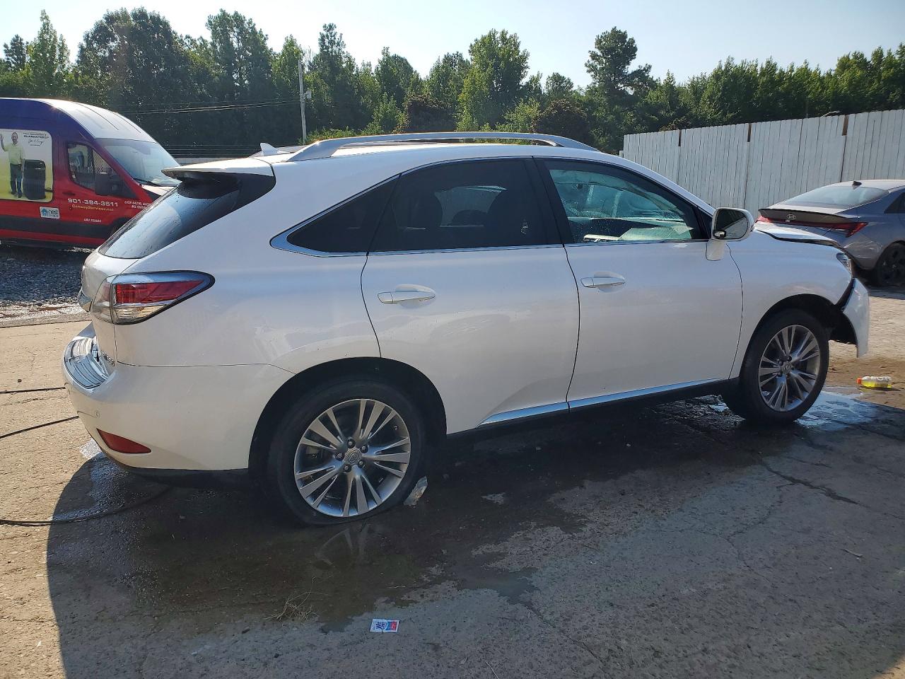 2013 Lexus Rx 350 Base White vin: 2T2BK1BA1DC215022