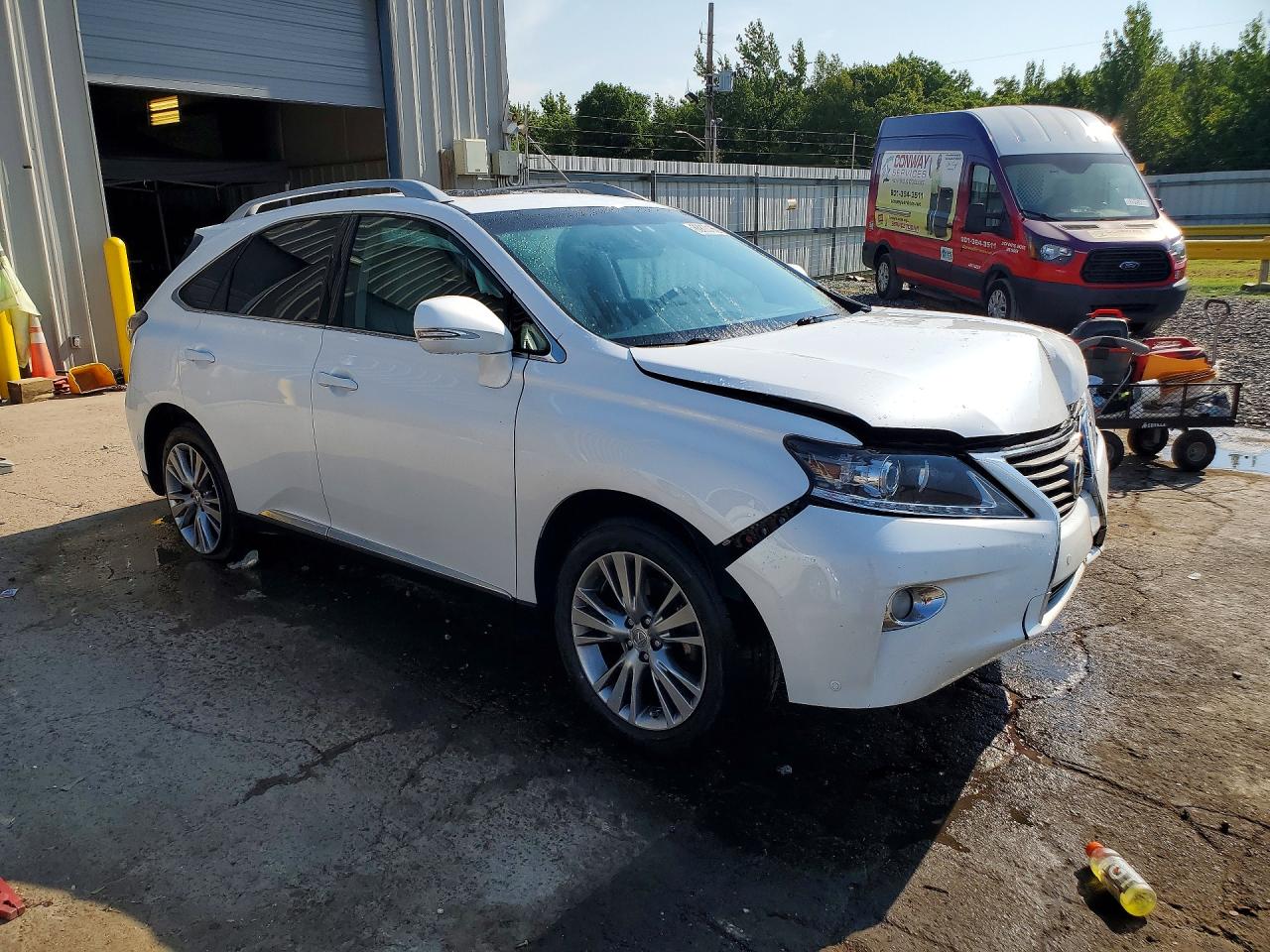 2013 Lexus Rx 350 Base White vin: 2T2BK1BA1DC215022