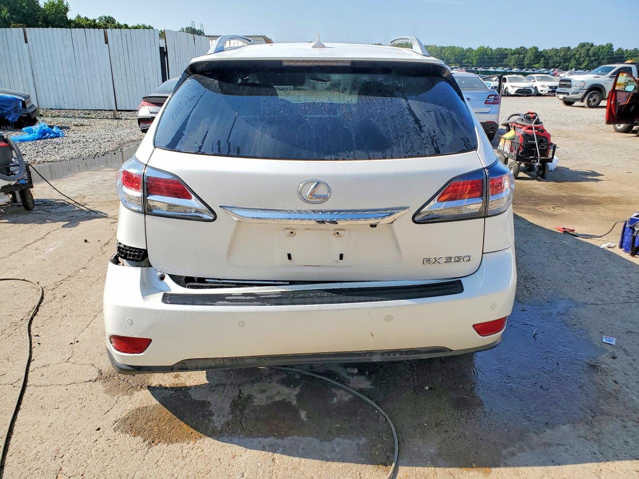 2013 Lexus Rx 350 Base White vin: 2T2BK1BA1DC215022