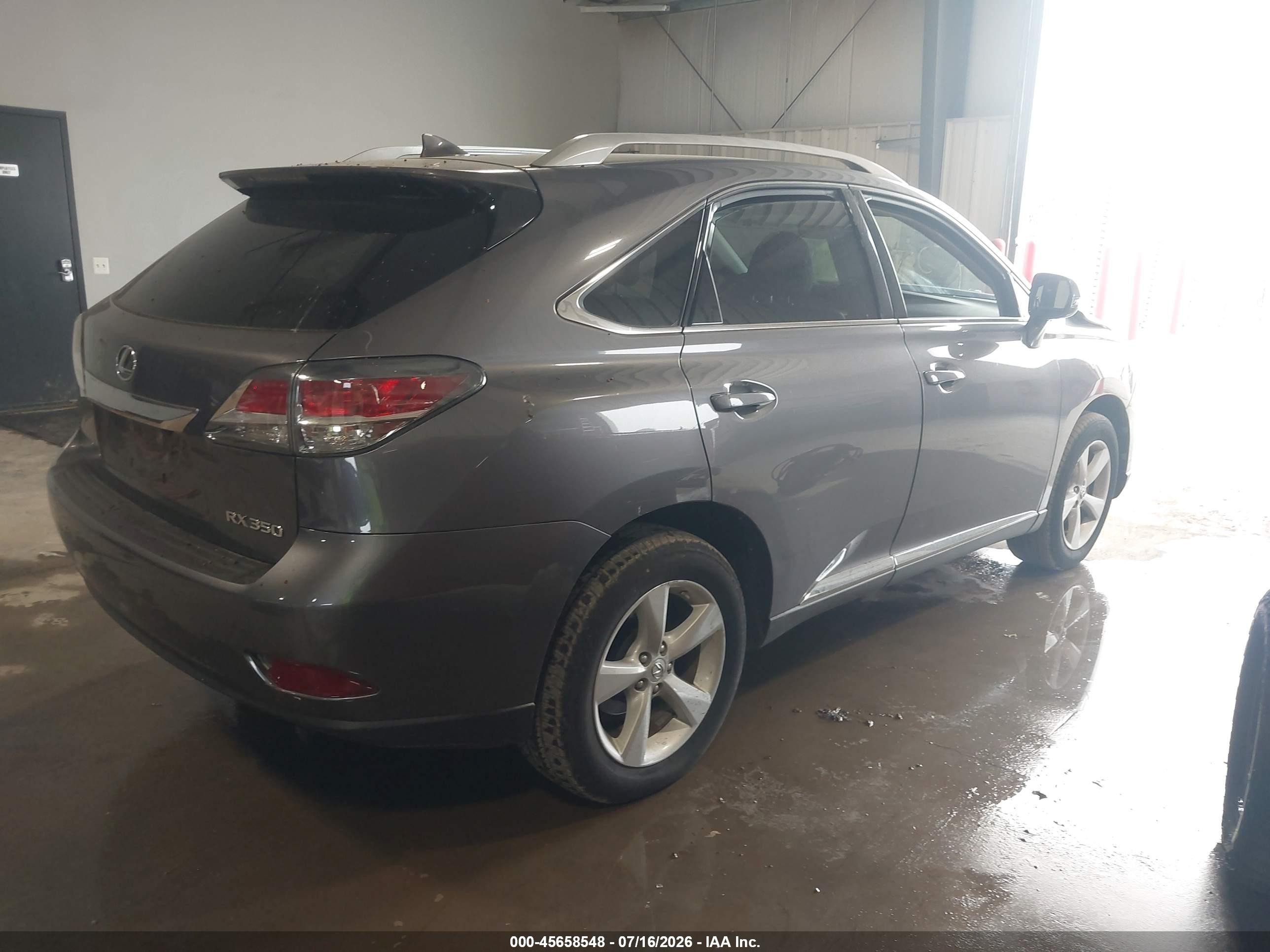 2014 Lexus Rx 350   Gray vin: 2T2BK1BA1EC231559