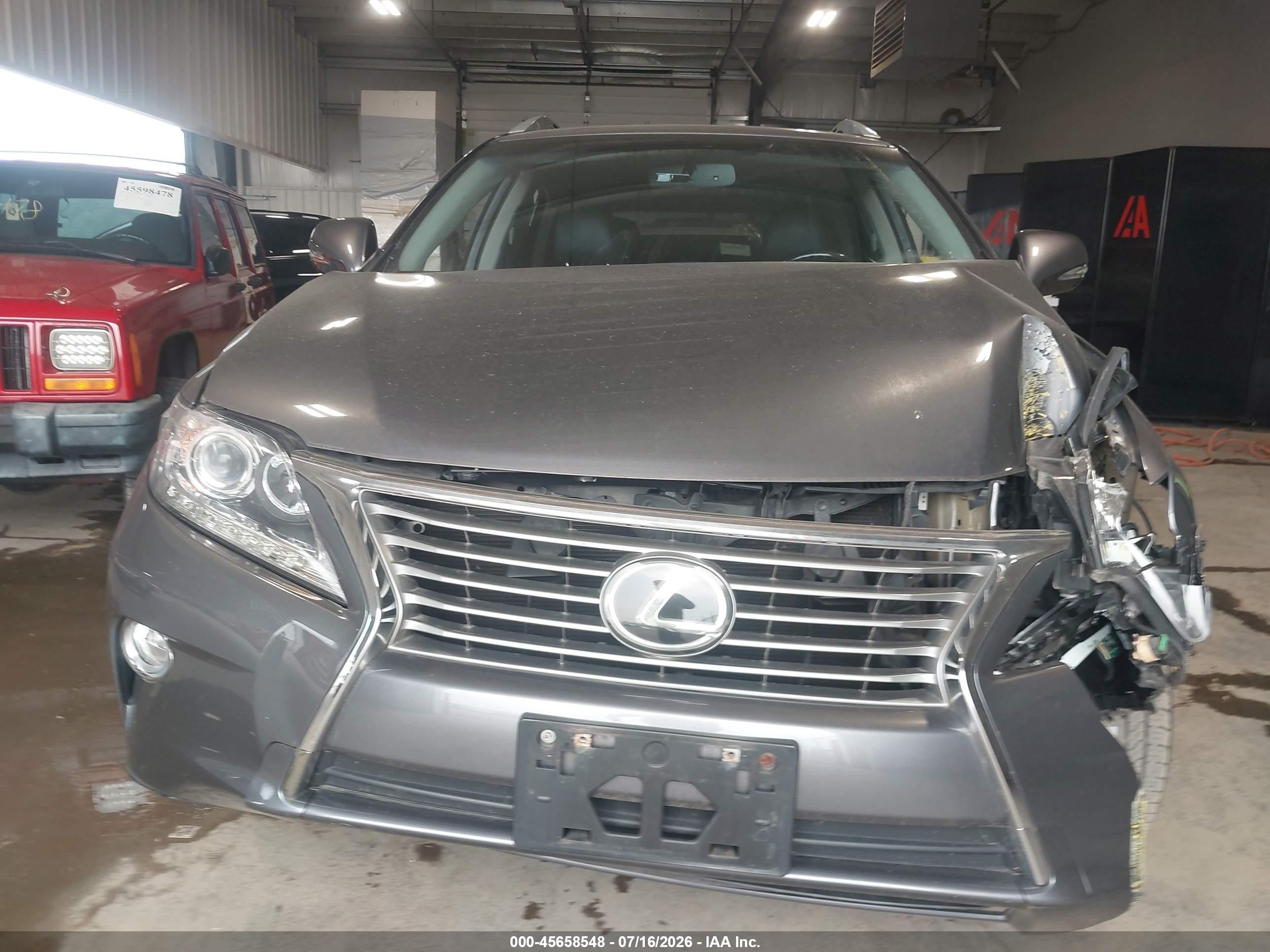 2014 Lexus Rx 350   Gray vin: 2T2BK1BA1EC231559