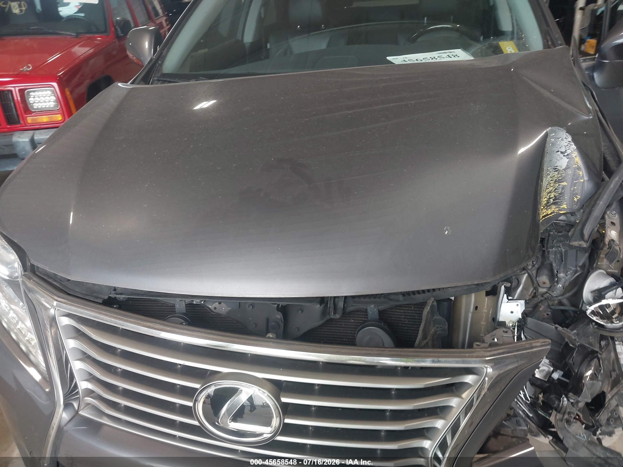 2014 Lexus Rx 350   Gray vin: 2T2BK1BA1EC231559