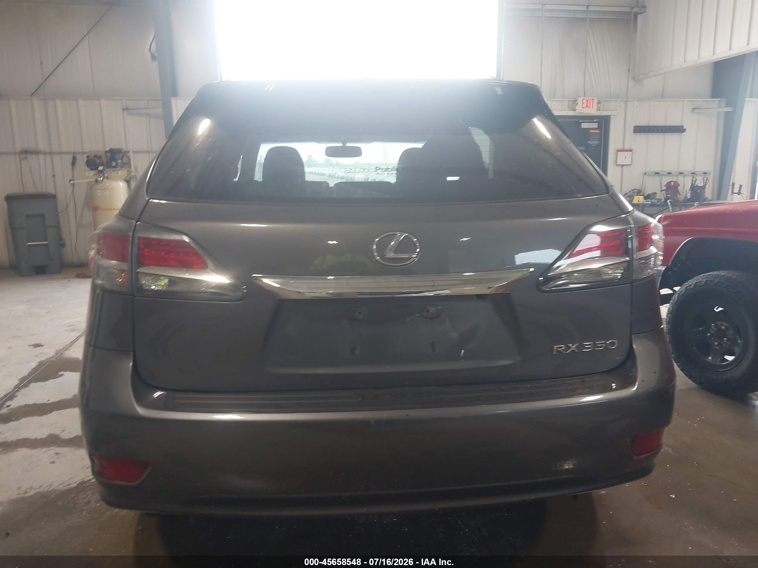 2014 Lexus Rx 350   Gray vin: 2T2BK1BA1EC231559
