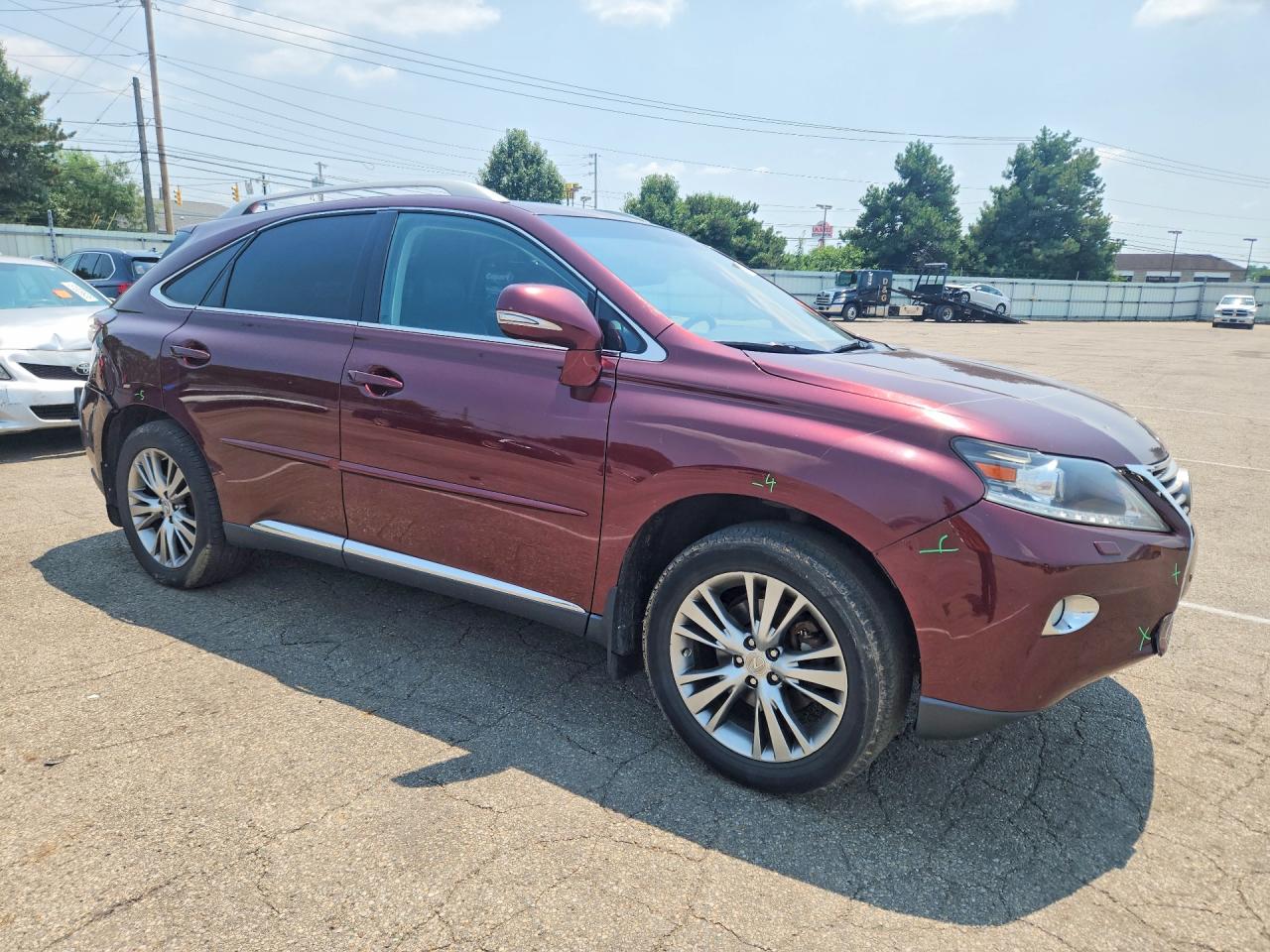 2014 Lexus Rx 350 Base/350 F Sport Burgundy vin: 2T2BK1BA1EC233358