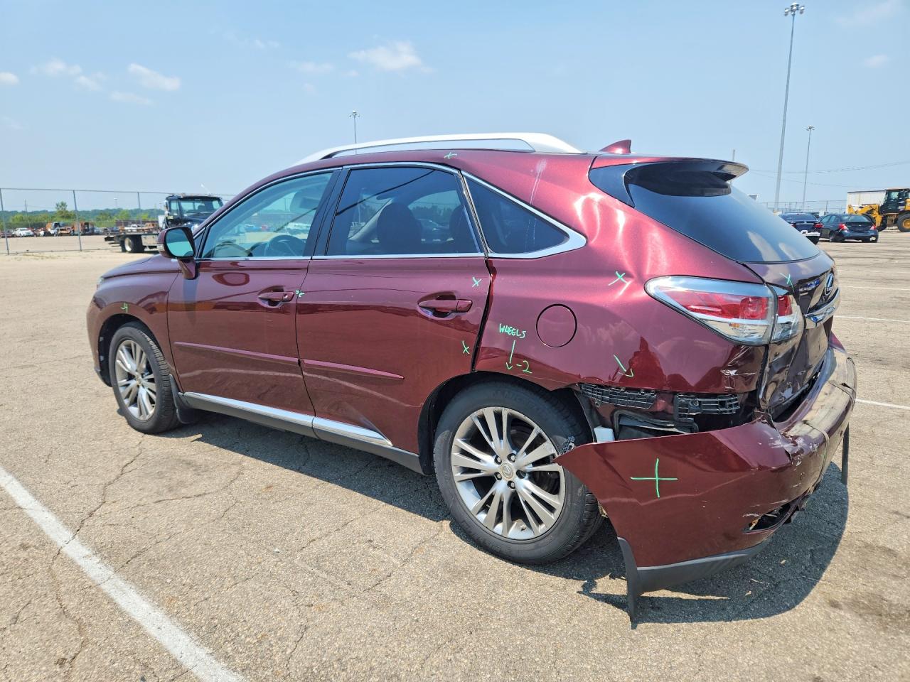 2014 Lexus Rx 350 Base/350 F Sport Burgundy vin: 2T2BK1BA1EC233358