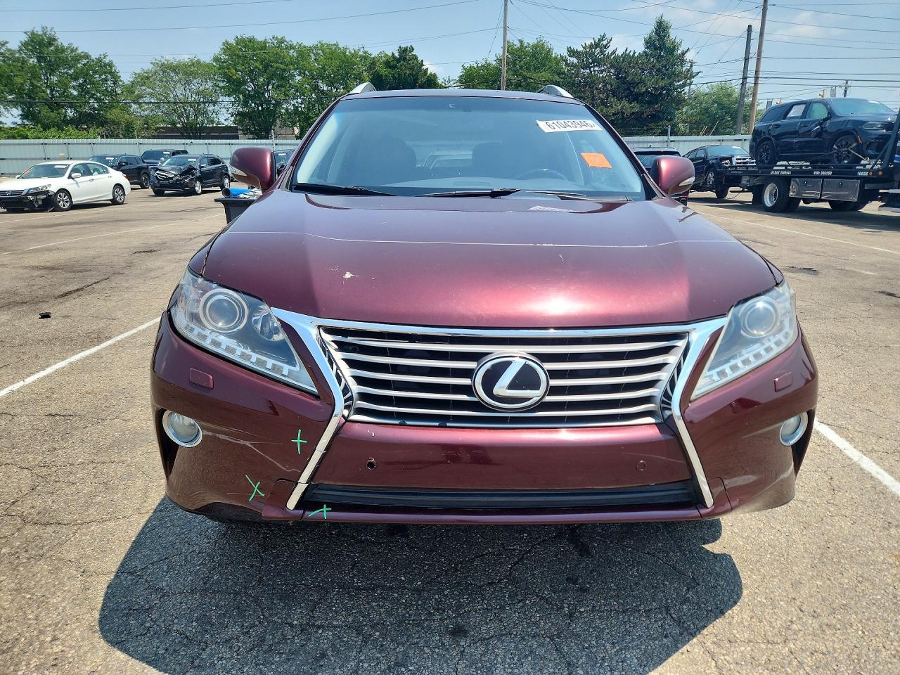 2014 Lexus Rx 350 Base/350 F Sport Burgundy vin: 2T2BK1BA1EC233358