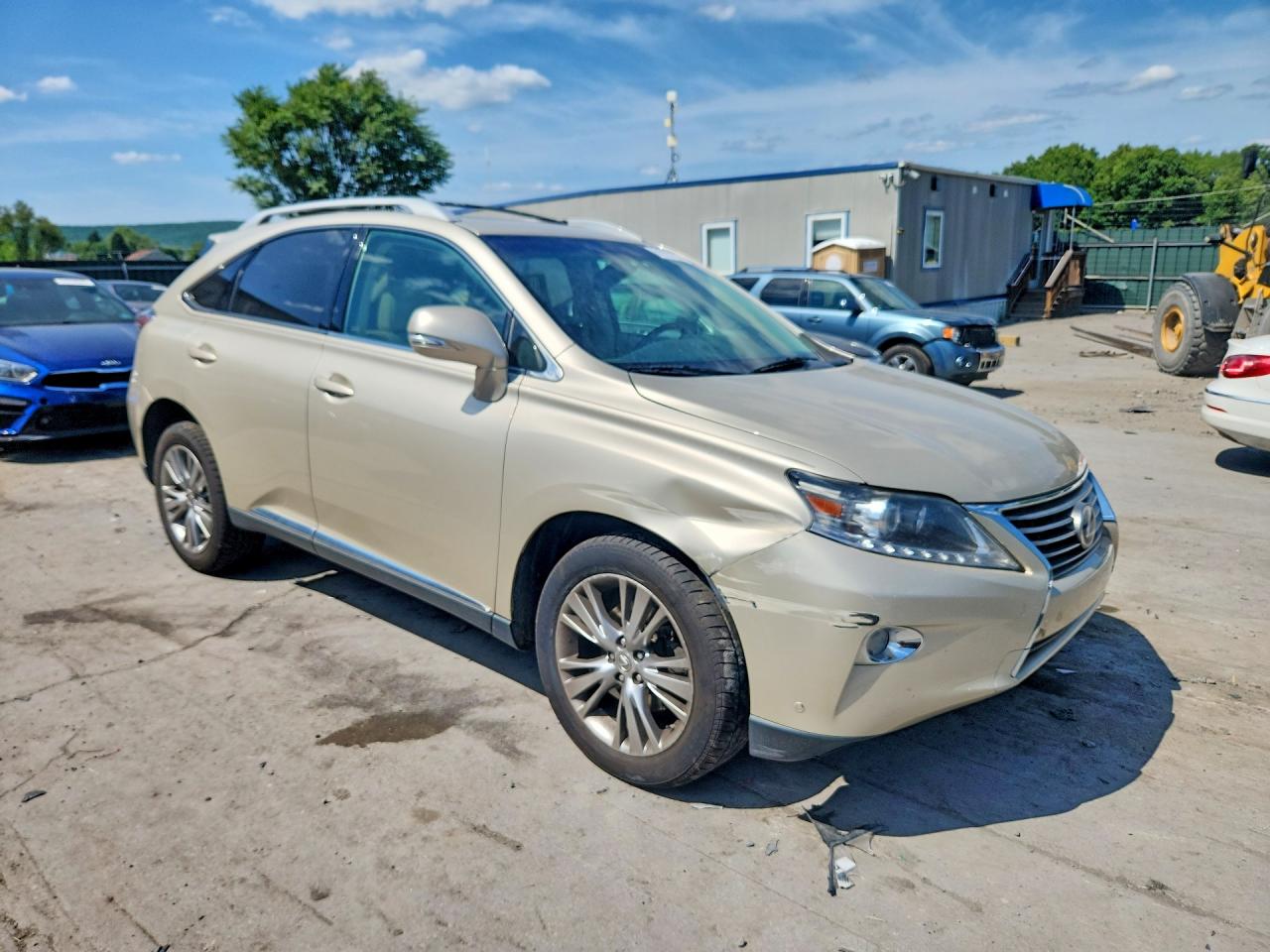 2014 Lexus Rx 350 Base Beige vin: 2T2BK1BA1EC238818