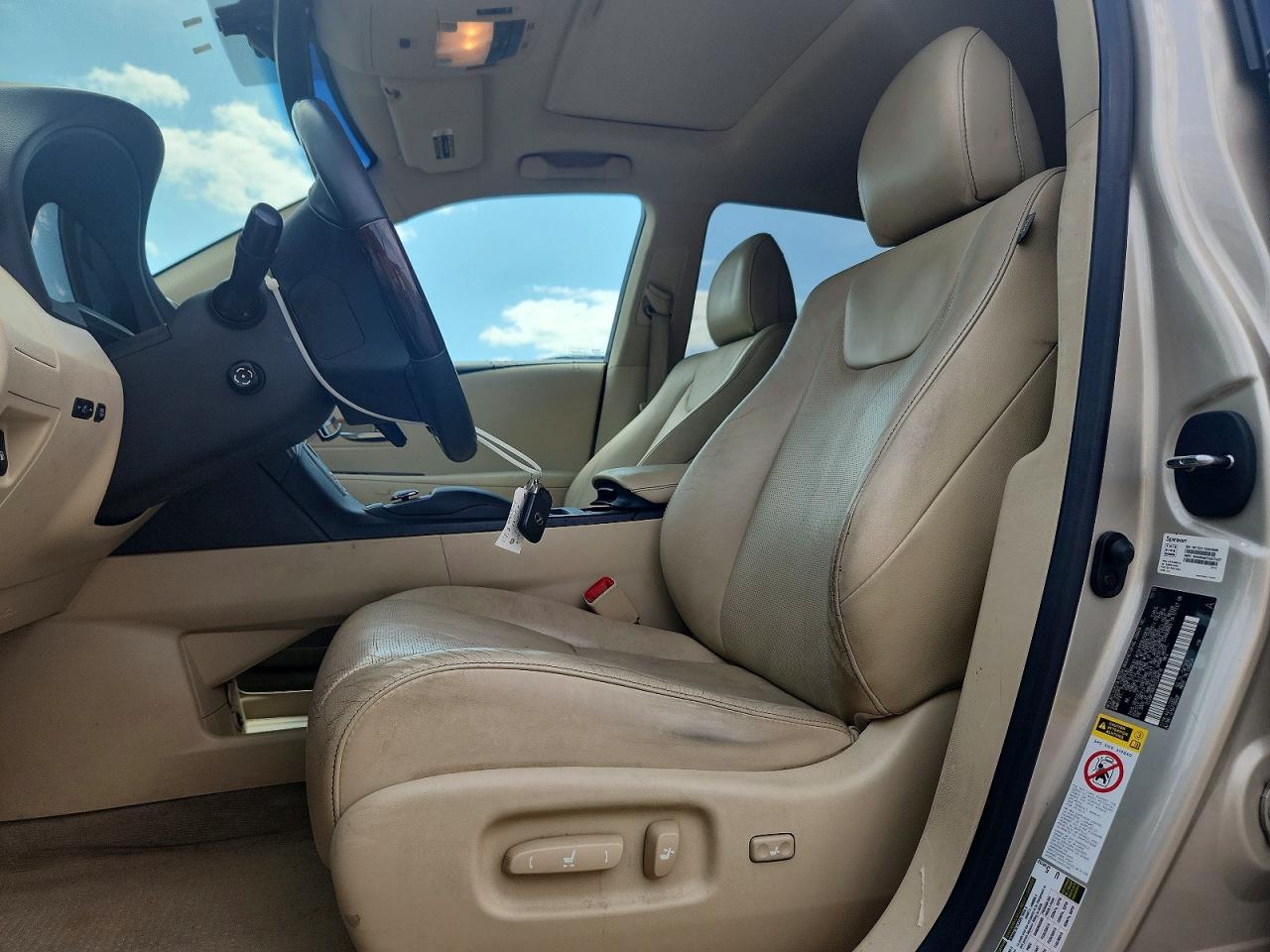 2014 Lexus Rx 350 Base Beige vin: 2T2BK1BA1EC238818