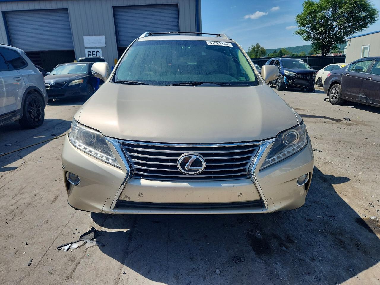 2014 Lexus Rx 350 Base Beige vin: 2T2BK1BA1EC238818