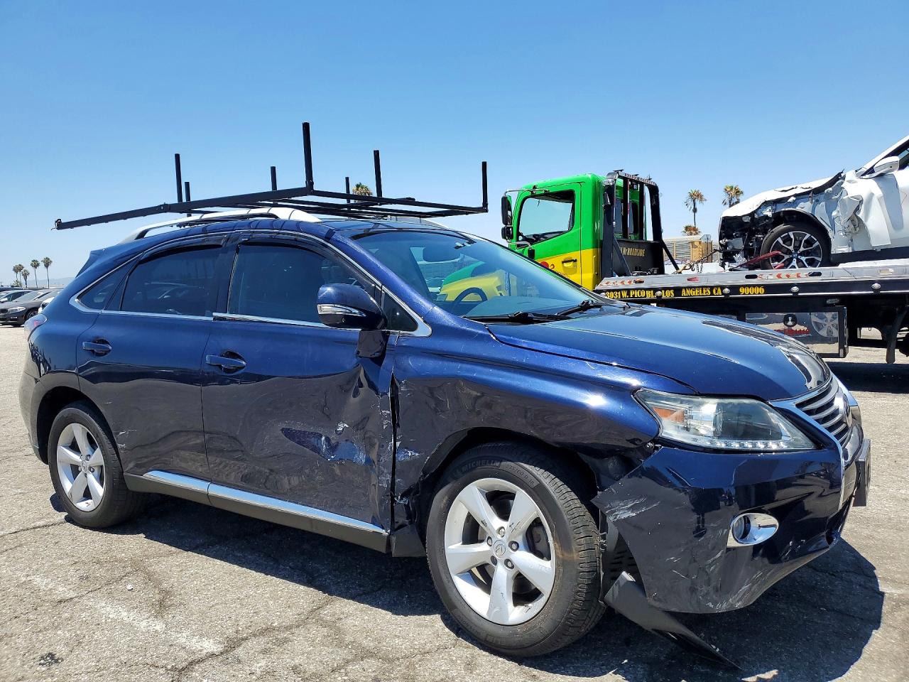 2014 Lexus Rx 350 Base Blue vin: 2T2BK1BA1EC245994