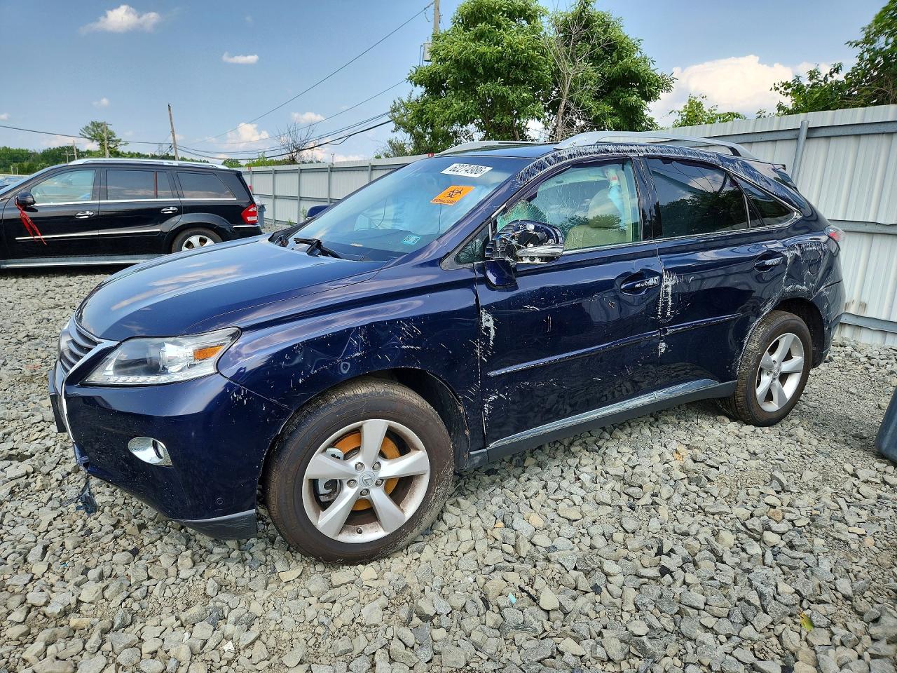 2014 Lexus Rx 350 Base Blue vin: 2T2BK1BA1EC247163