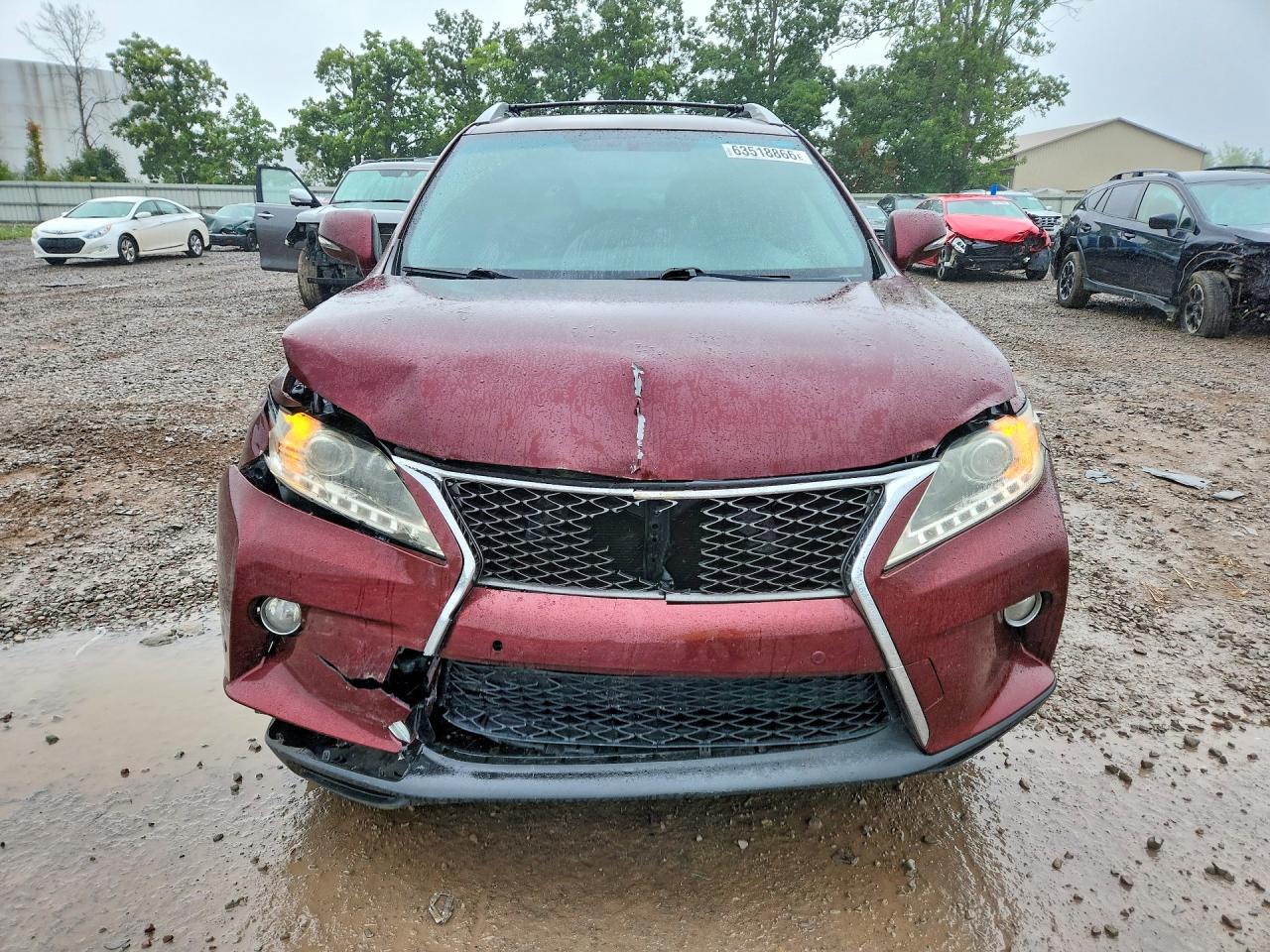2014 Lexus Rx 350 F Sport Maroon vin: 2T2BK1BA1EC248975