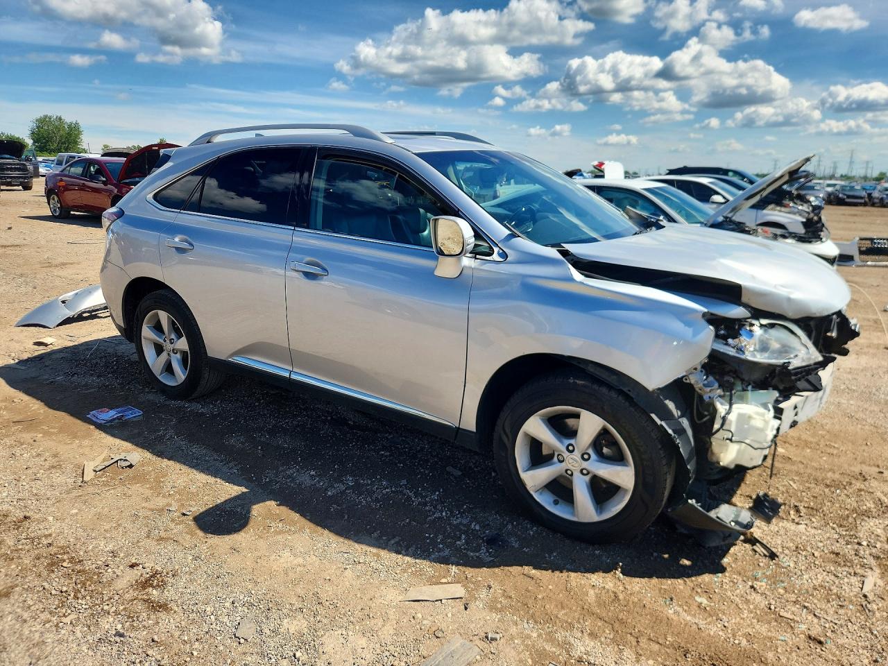 2015 Lexus Rx 350 Base Silver vin: 2T2BK1BA1FC265308