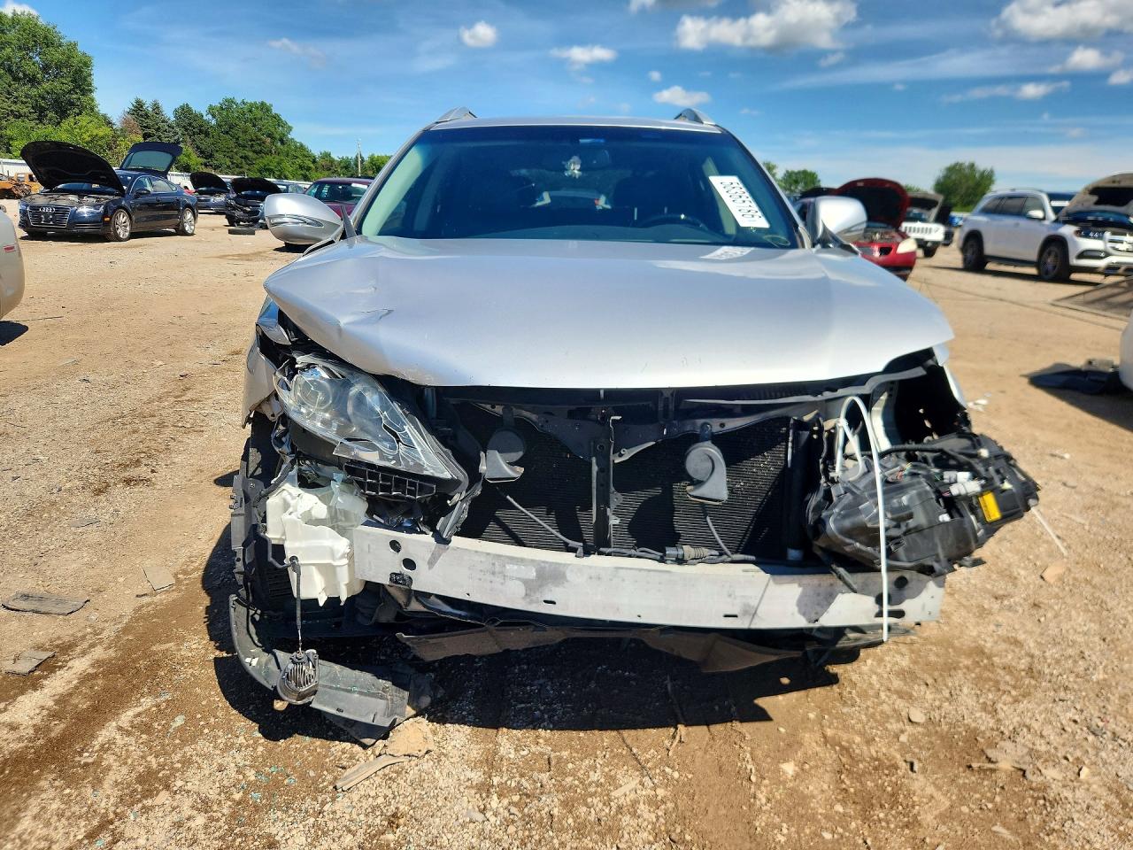 2015 Lexus Rx 350 Base Silver vin: 2T2BK1BA1FC265308