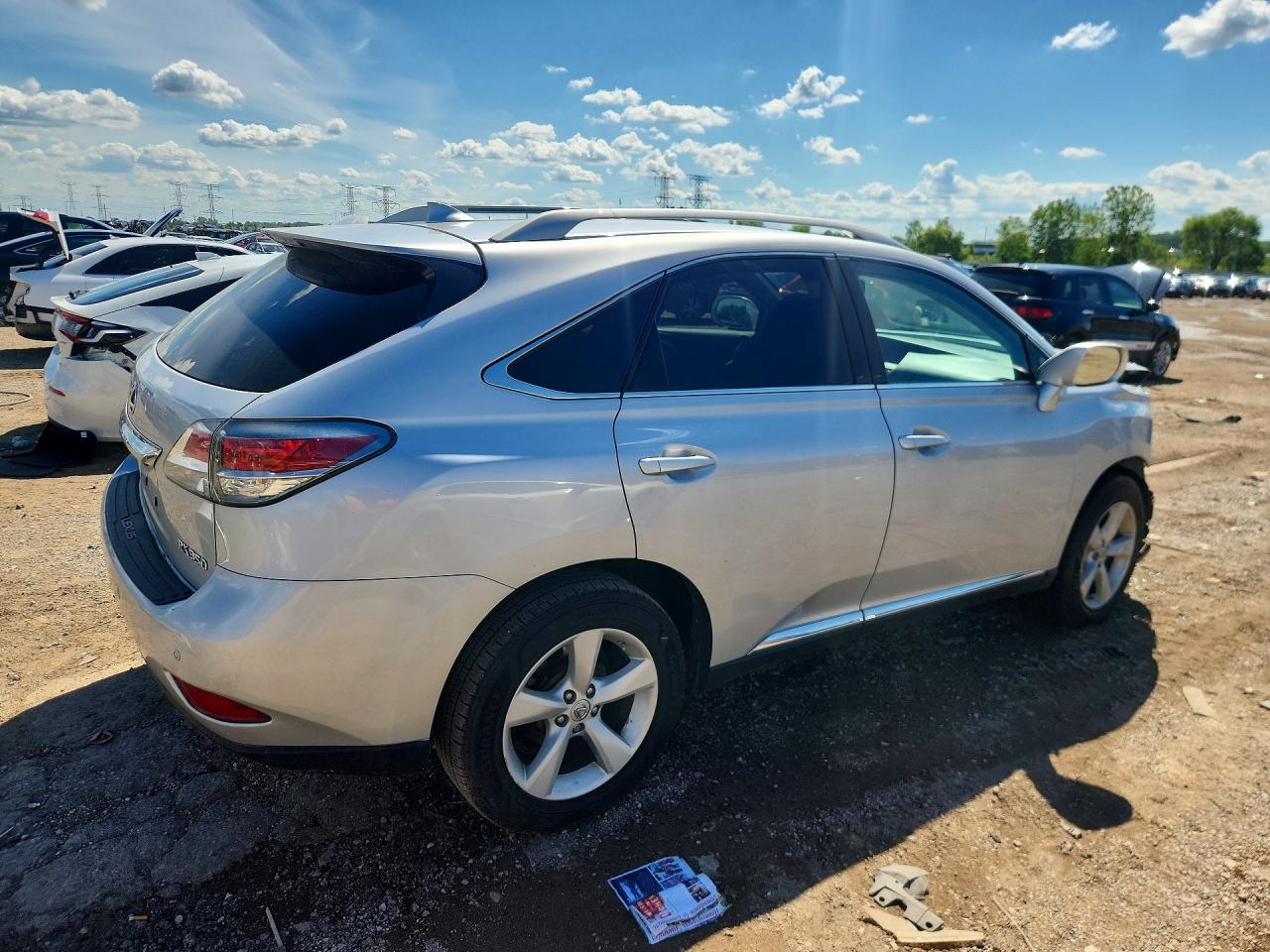 2015 Lexus Rx 350 Base Silver vin: 2T2BK1BA1FC265308