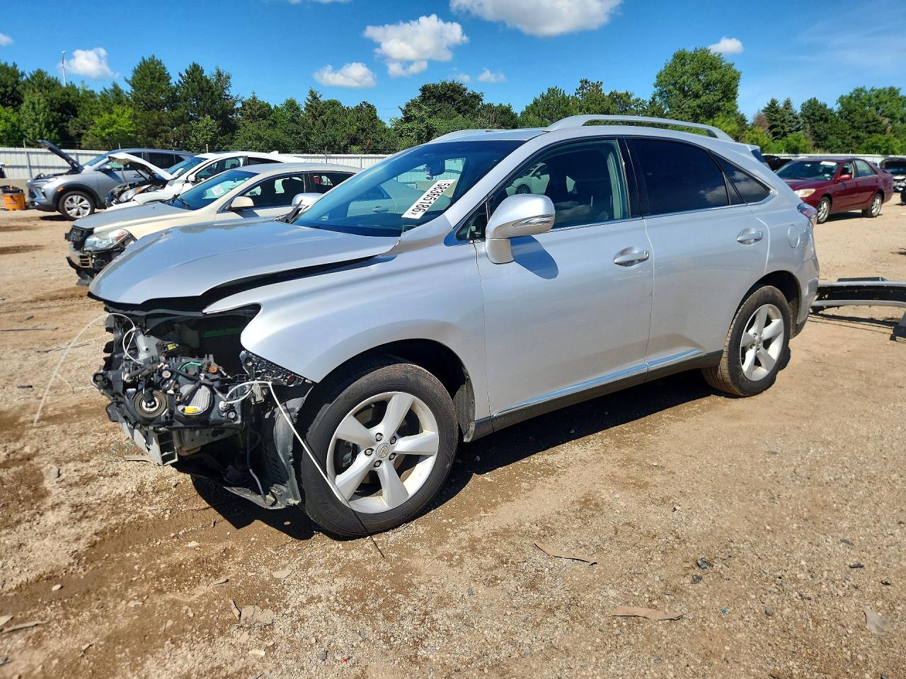 2015 Lexus Rx 350 Base Silver vin: 2T2BK1BA1FC265308