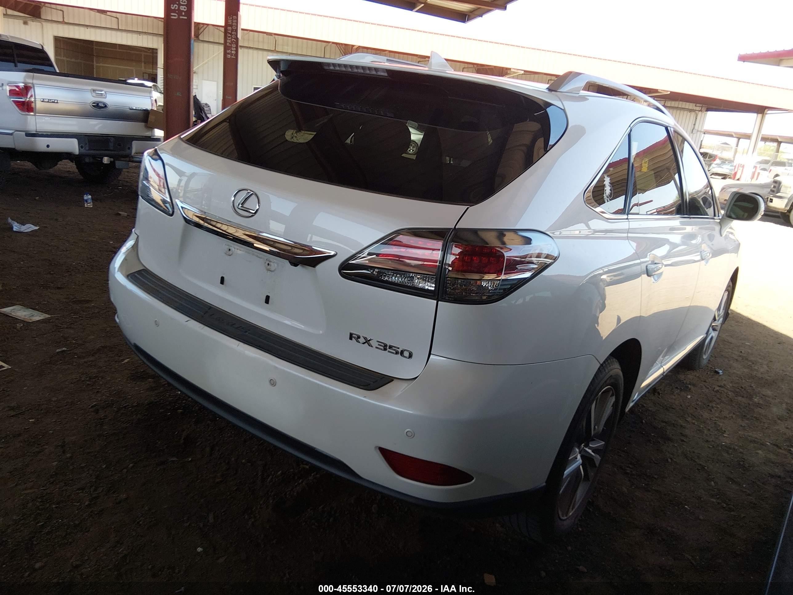 2015 Lexus Rx 350   White vin: 2T2BK1BA1FC267365