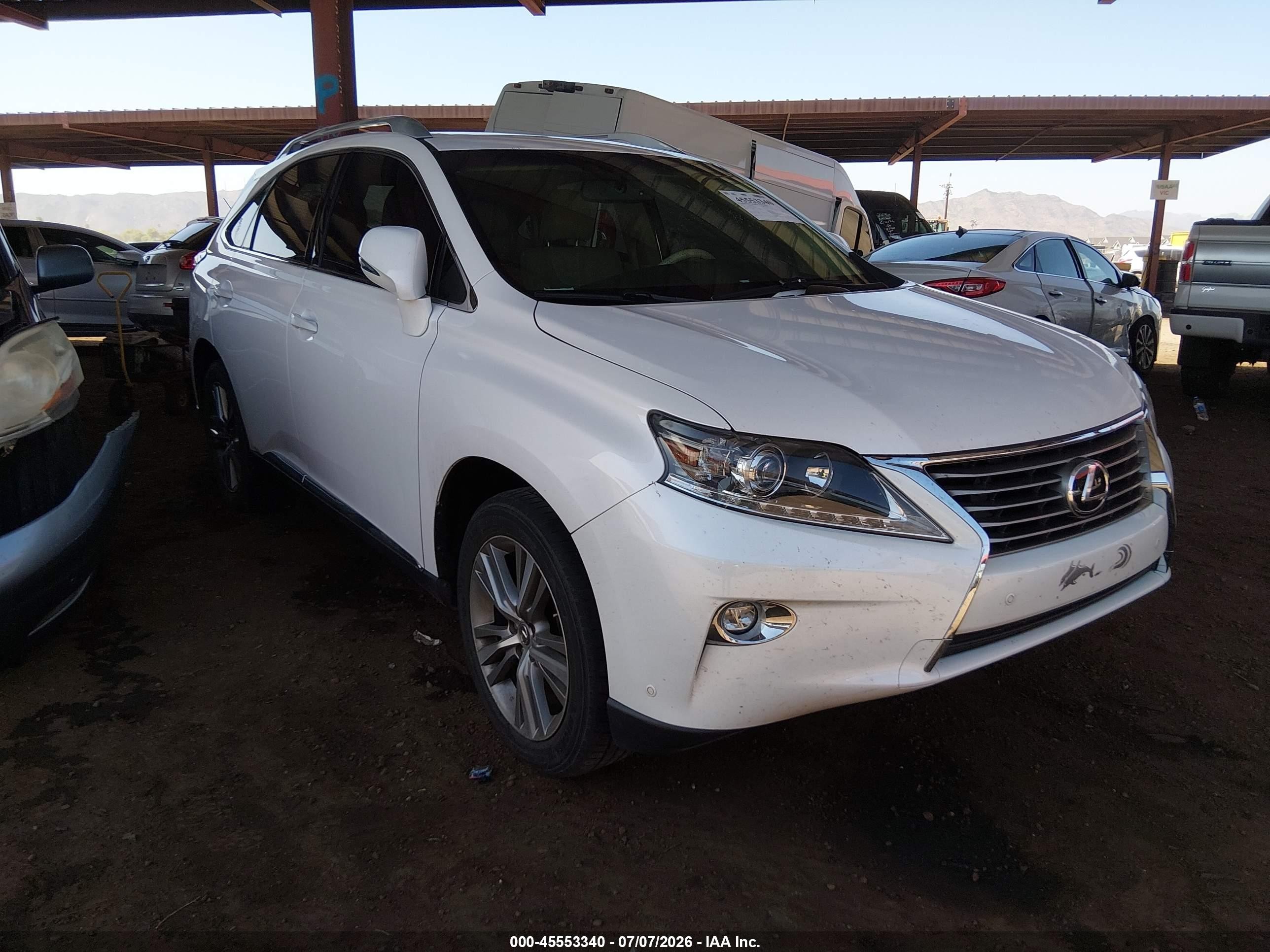 2015 Lexus Rx 350   White vin: 2T2BK1BA1FC267365