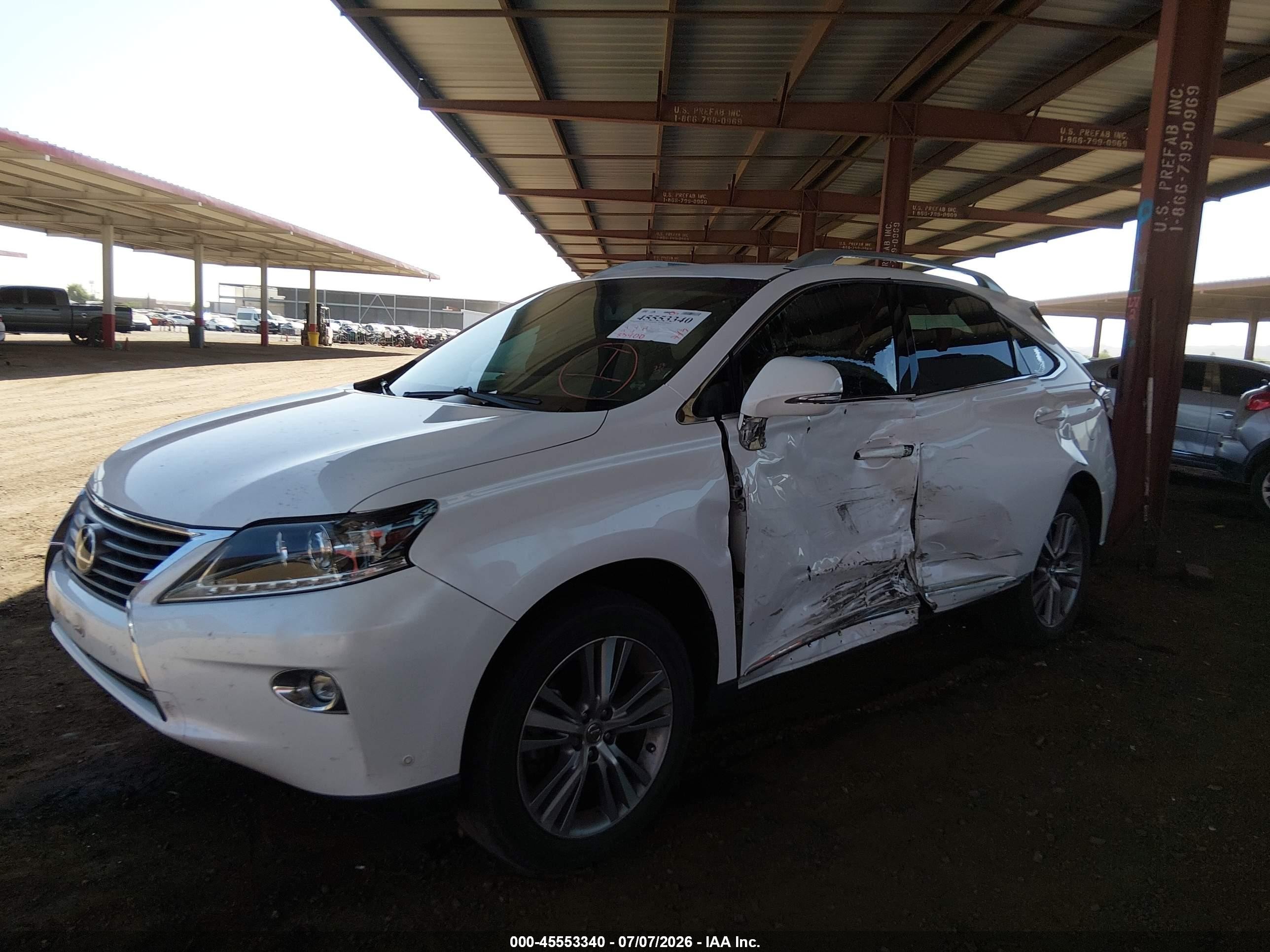 2015 Lexus Rx 350   White vin: 2T2BK1BA1FC267365
